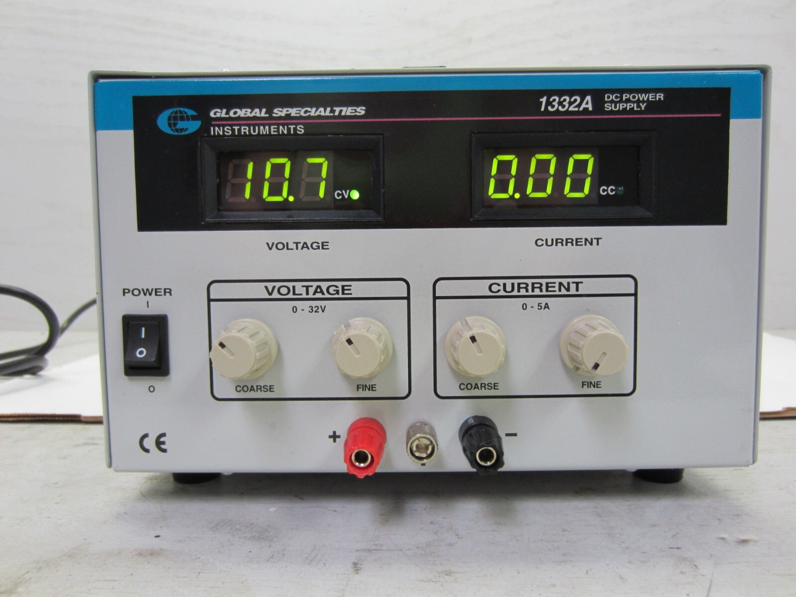 Global Specialties Instruments 1332A DC Power Supply 0-32V, 5A(3 In-Stock)
