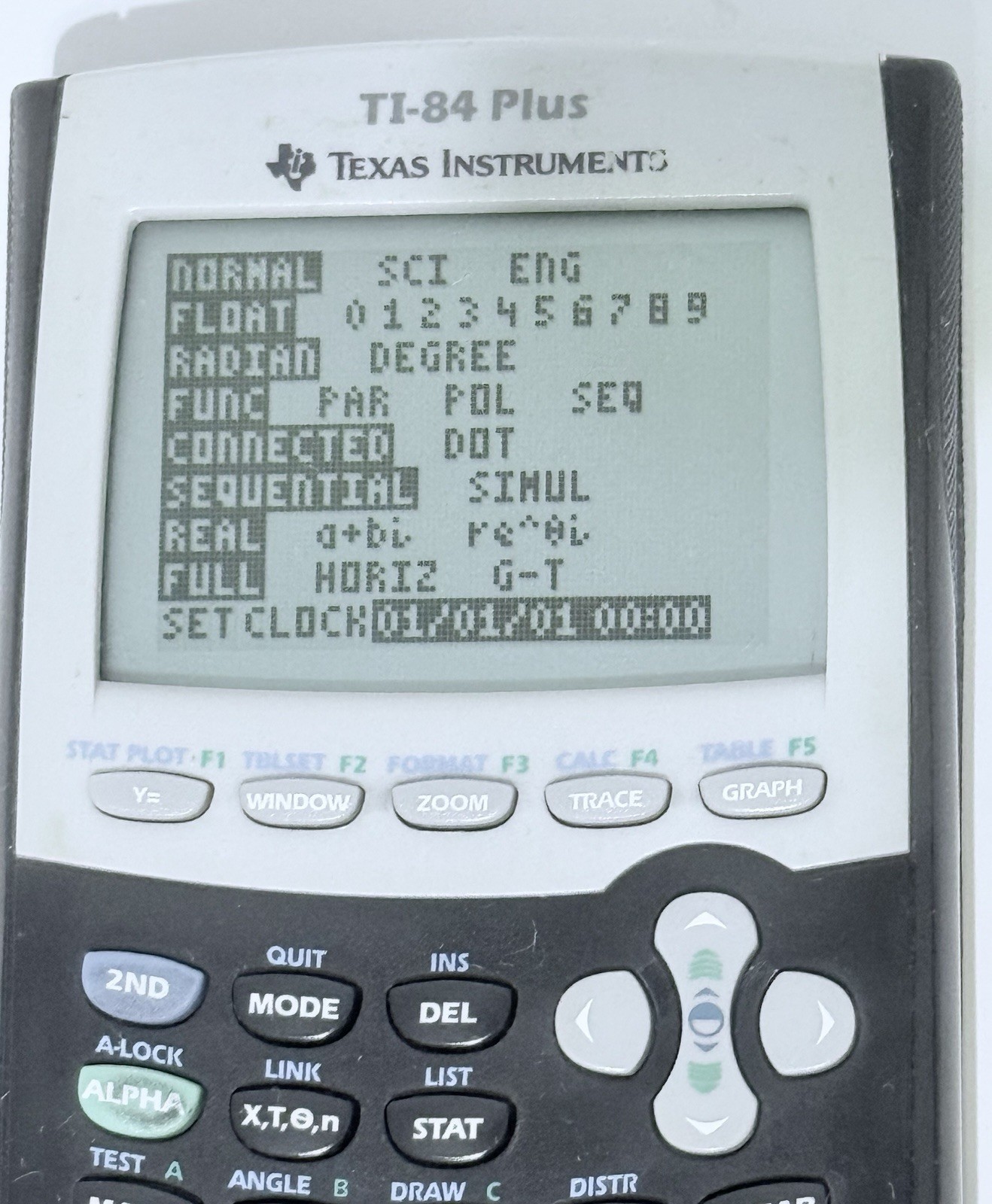 Texas Instruments TI-84 Plus Graphing Calculator Tested And Works Great ( 1 )