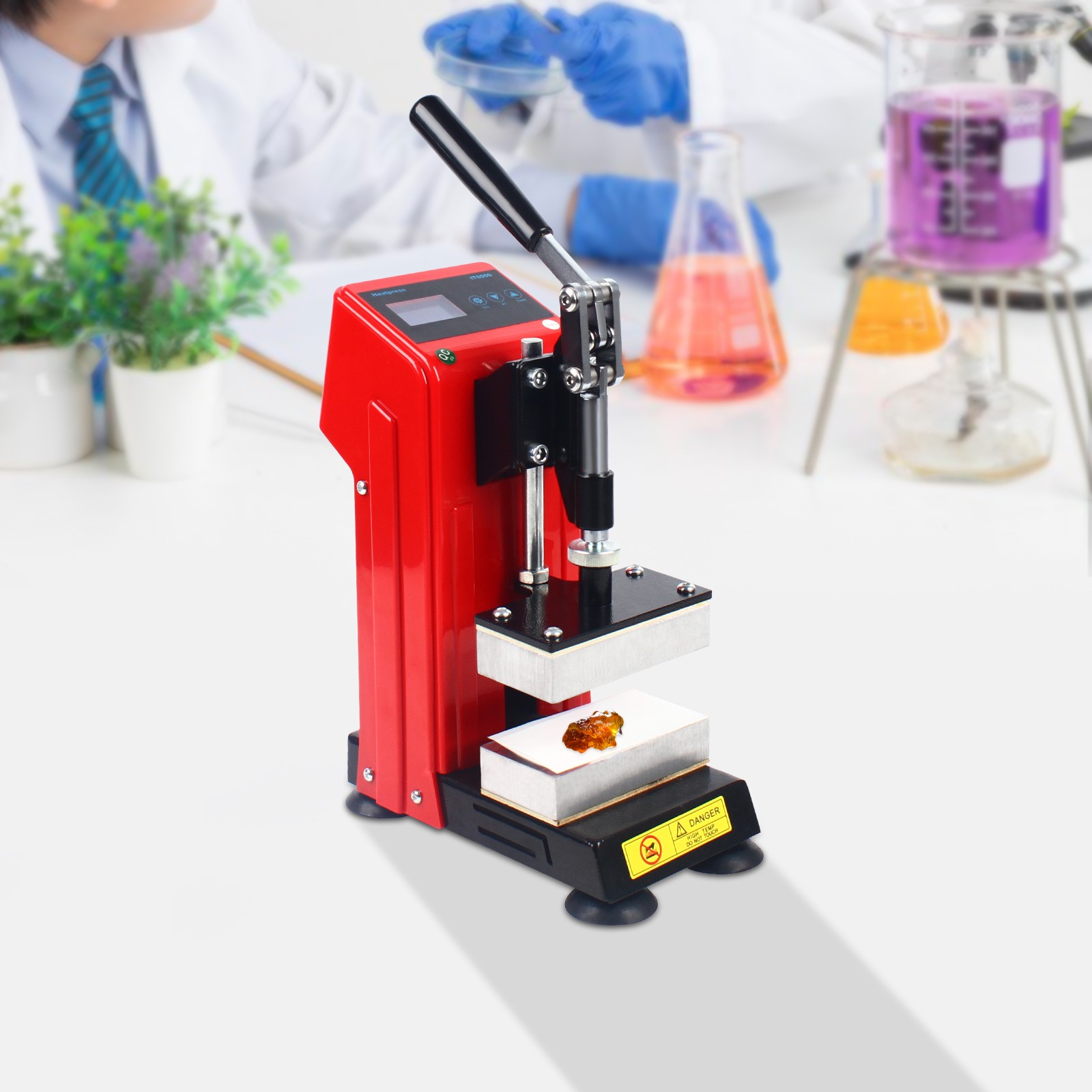 Heat Press Machine 900W Mini Manual Heat Presser Heavy Duty Hot Press Stamping