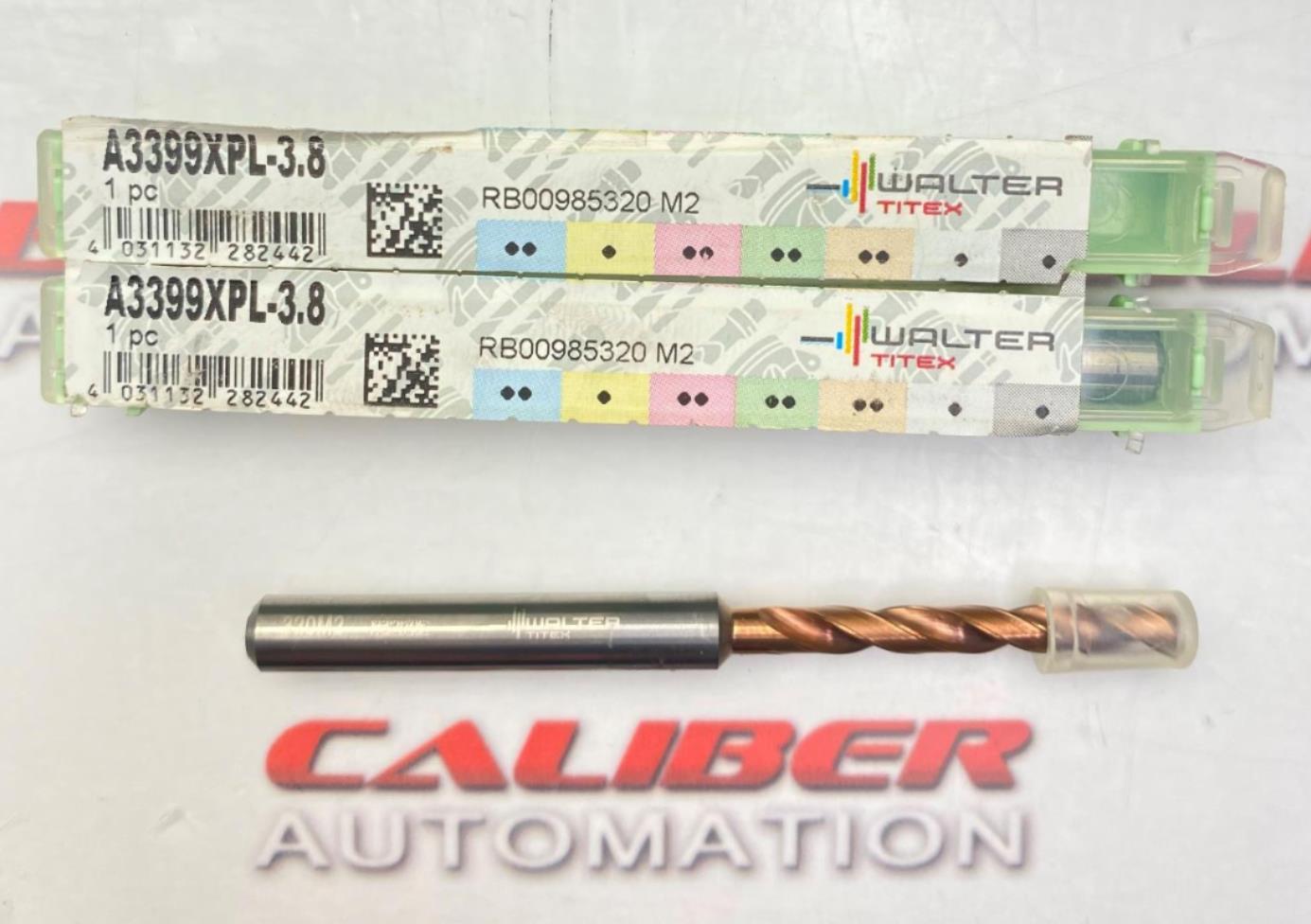 WALTER-TITEX A3399XPL-3.8 Thru Coolant Carbide Drill (NEW)