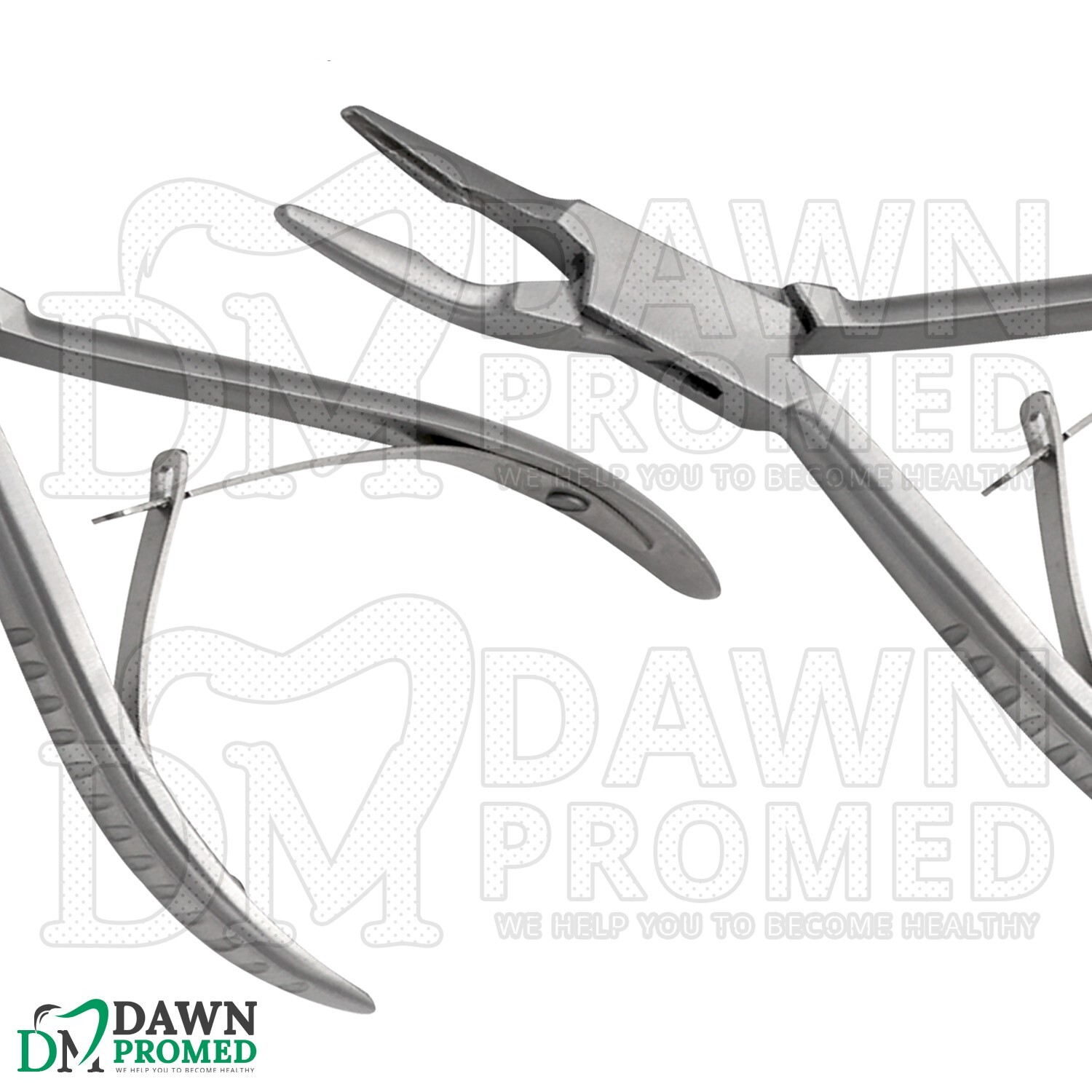 Micro Friedman Bone Rongeur Curved 5.5″ 1.3mm Jaws Surgical Dental Tool German G
