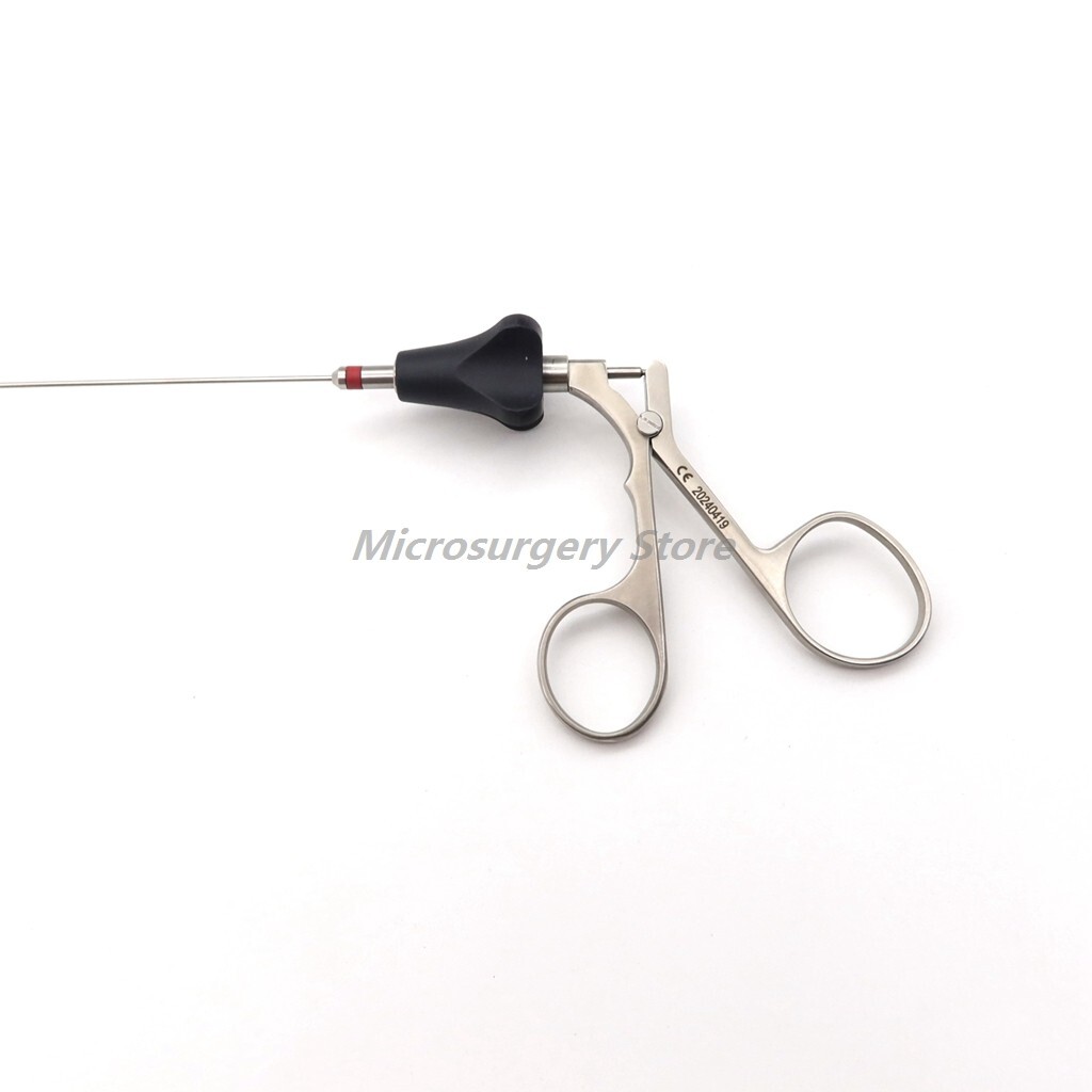 Φ1.6 ( 5 fr ) x 410 mm Single Action Sharp Head Semi Rigid Hysteroscopy Scissors