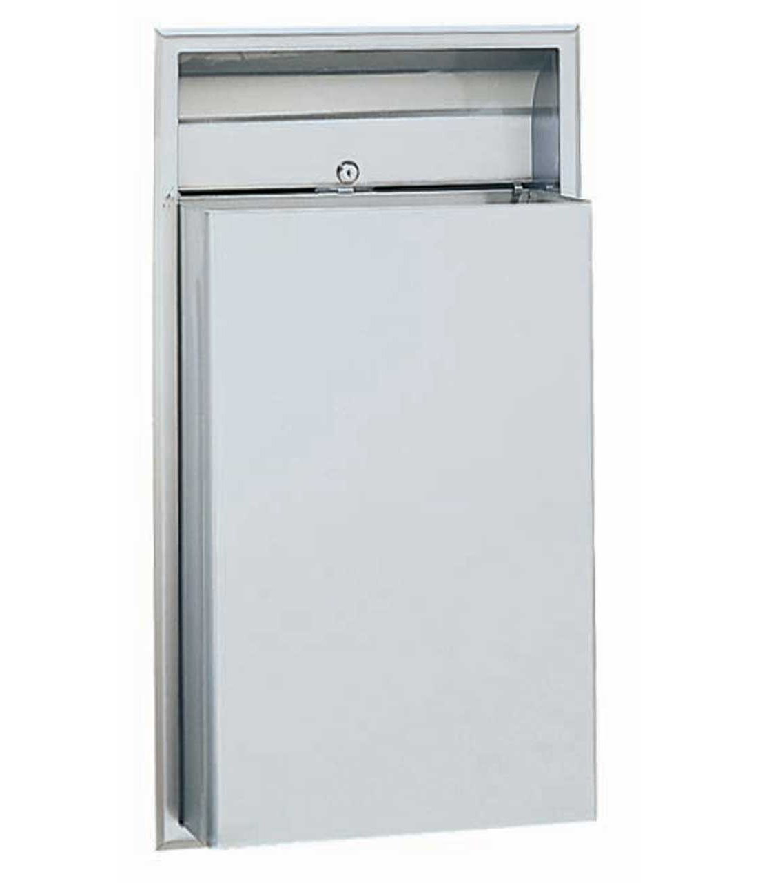Stainless Steel Waste Receptacle & Toilet Seat Cover Dispenser Bundle