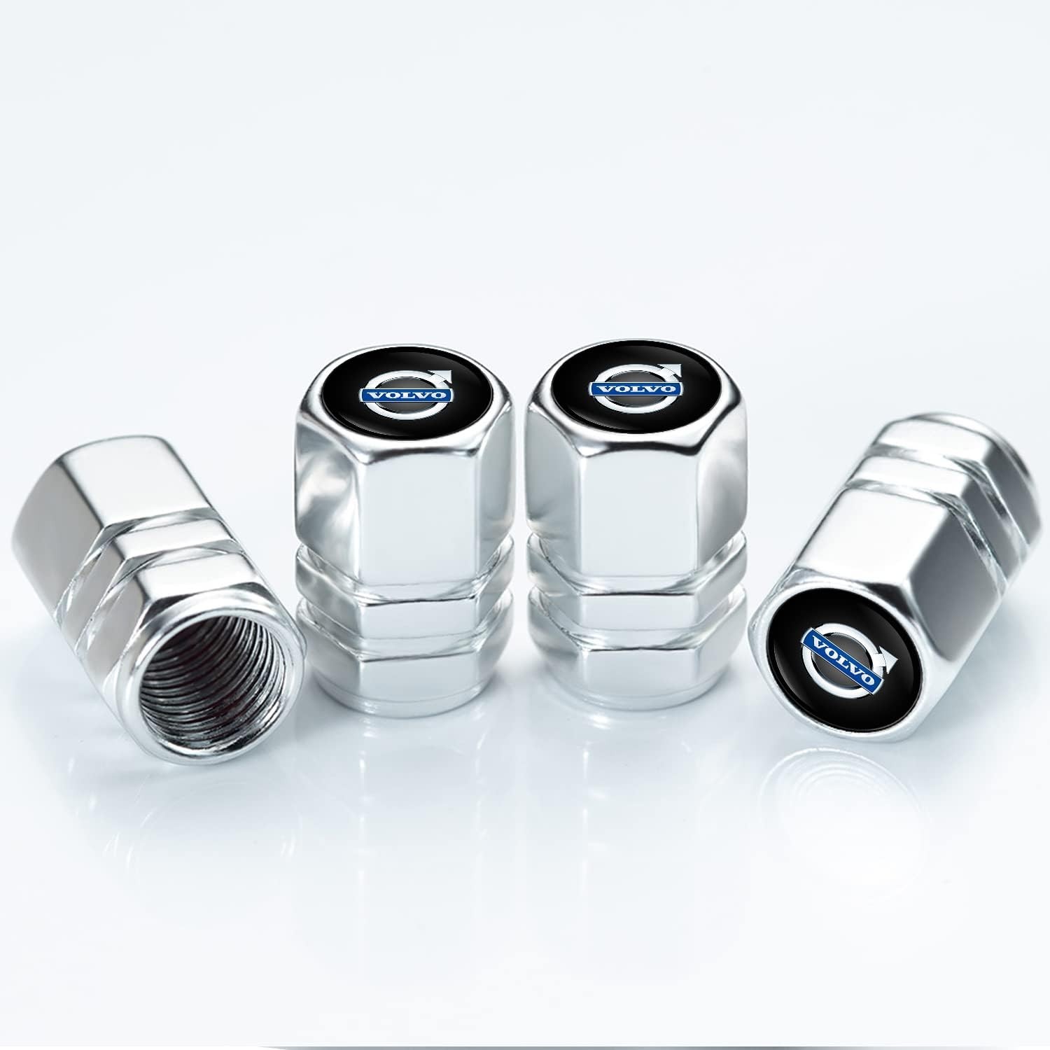 Metal Auto Car Tire Valve Stem Caps Compatible with s60 s90 xc60 xc40 xc90 v60 v