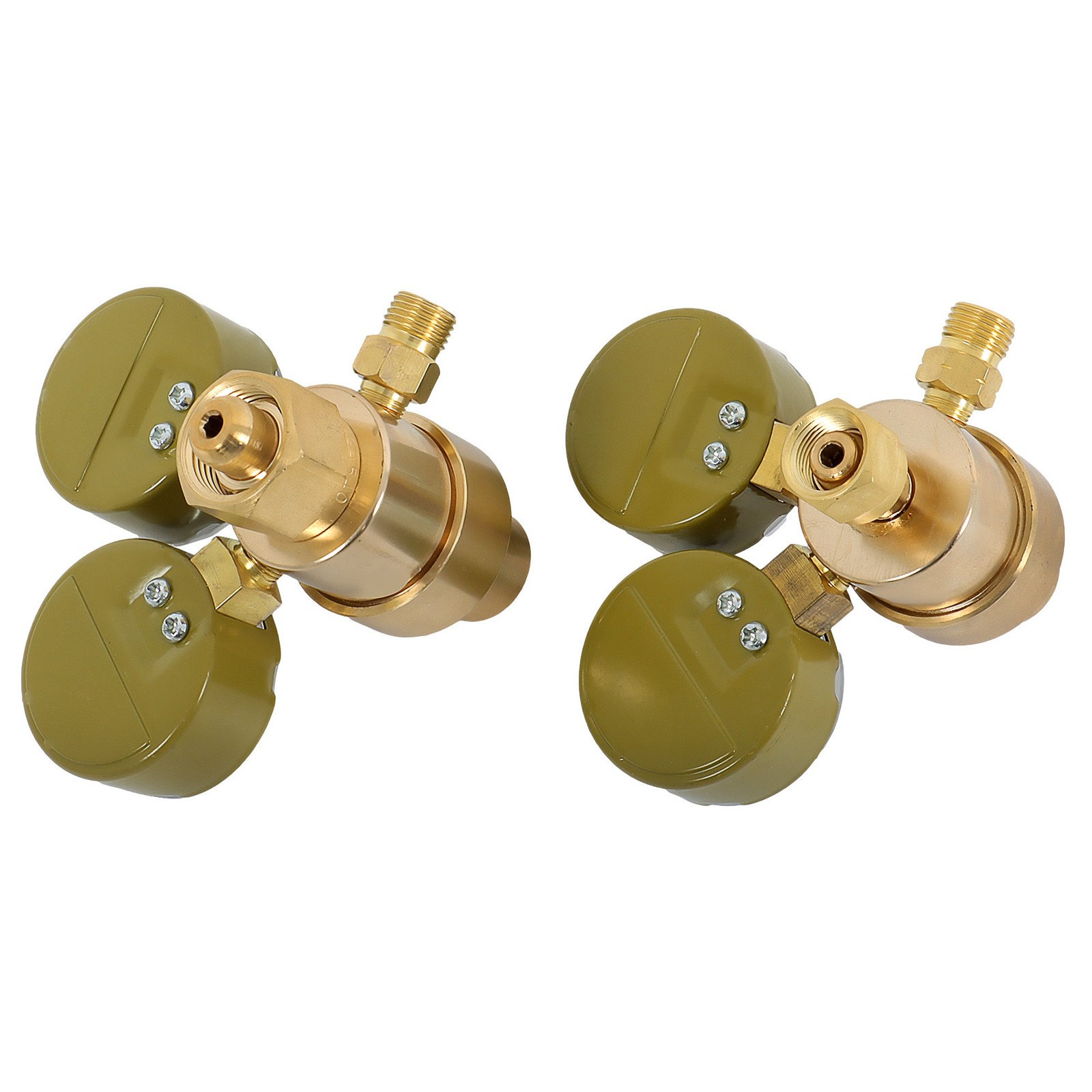 Oxygen Acetylene Gas Regulator Welding Cutting Torch Dual Gauge CGA540 & CGA200