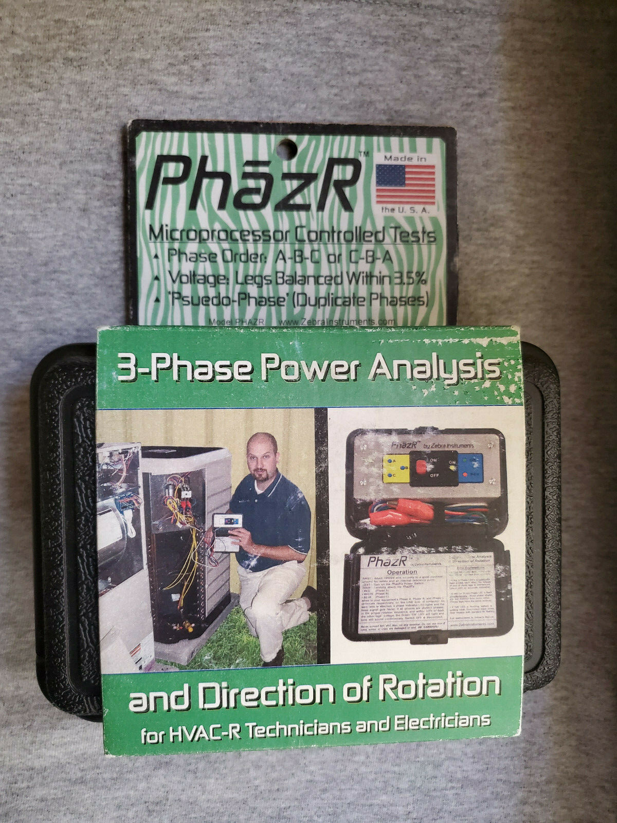 PHAZR 3-Phase Microprocessor Controlled Tests by Zebra Instruments. Brand New!