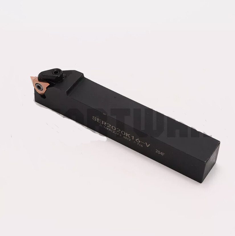 20mm Lathe Threading Turning Tool Holder Vertical + 60° Carbide Threading Insert