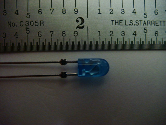 250 BLUE LED’s in 3.6mm pkg – Agilent LB99 – NEW and UNUSED