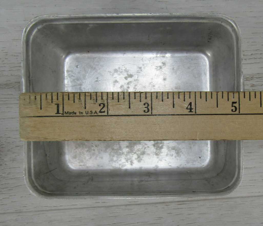 (11 PC) 5.25″x 4.38″ x 1.75″ Metal STORAGE SMALL PARTS CONTAINER STACKABLE