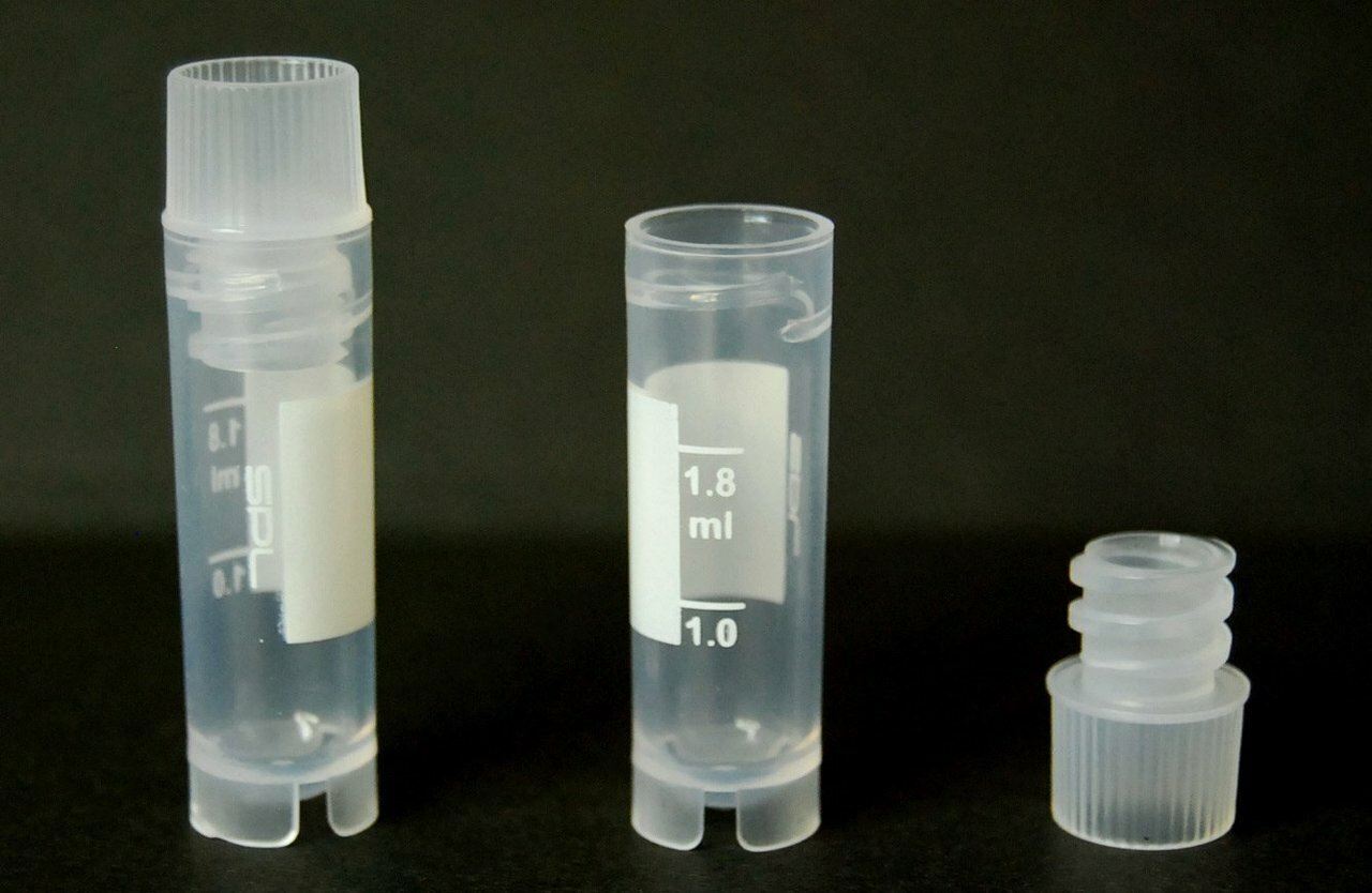 SPL Cryovials 1.8 ml, Polypropylene, Sterile, DNase / RNase – free, Human DNA –