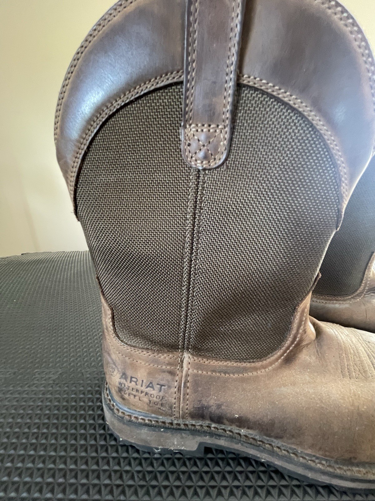 Ariat Work Men’s Western Boot Steel Work Boot, Round Toe, Sz 12EE, Brown