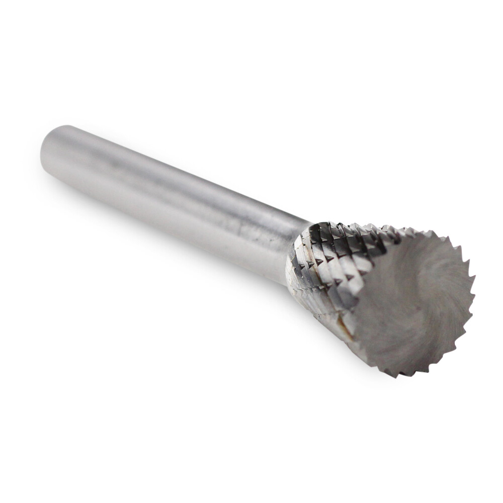BHA Tungsten Carbide Burr Rotary Files Grinder Bits, Double Cut – 1/4 Inch Shank