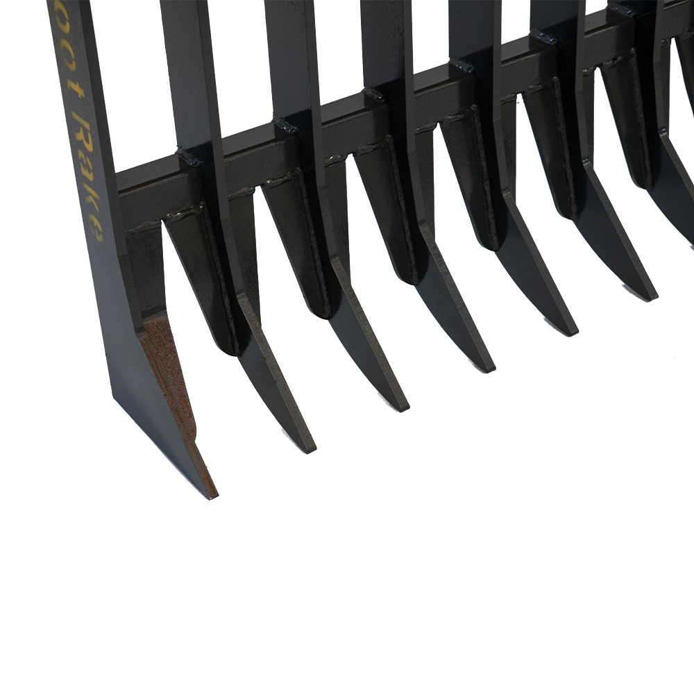 LandHonor 72in Heavy Root Rake SSQA Skid Steer Brush Debris Remove Attachment