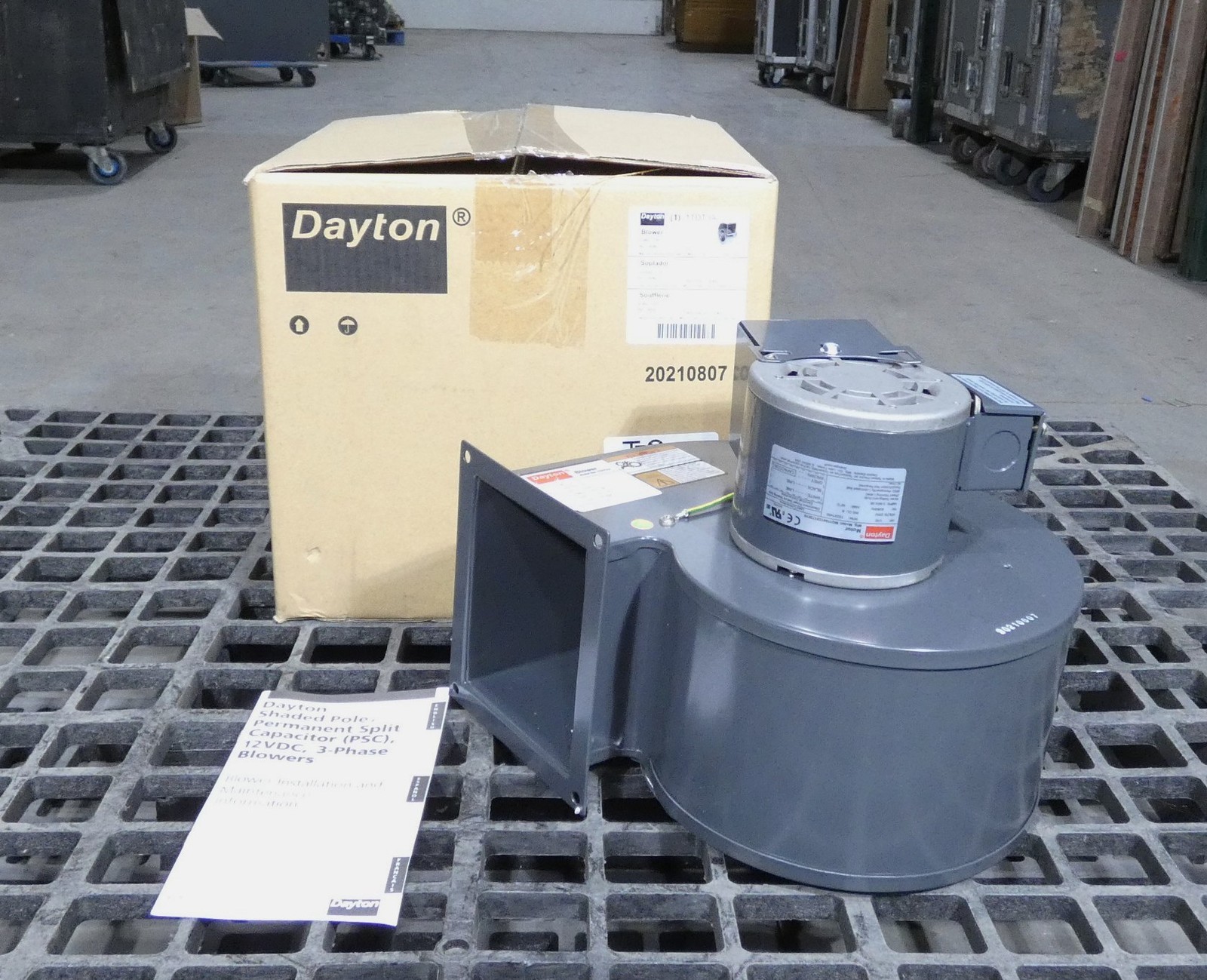 1/10HP Dayton 1TDT3A Blower Motor 1320/1450RPM 230V MG1104125172010 – NEW Sur…
