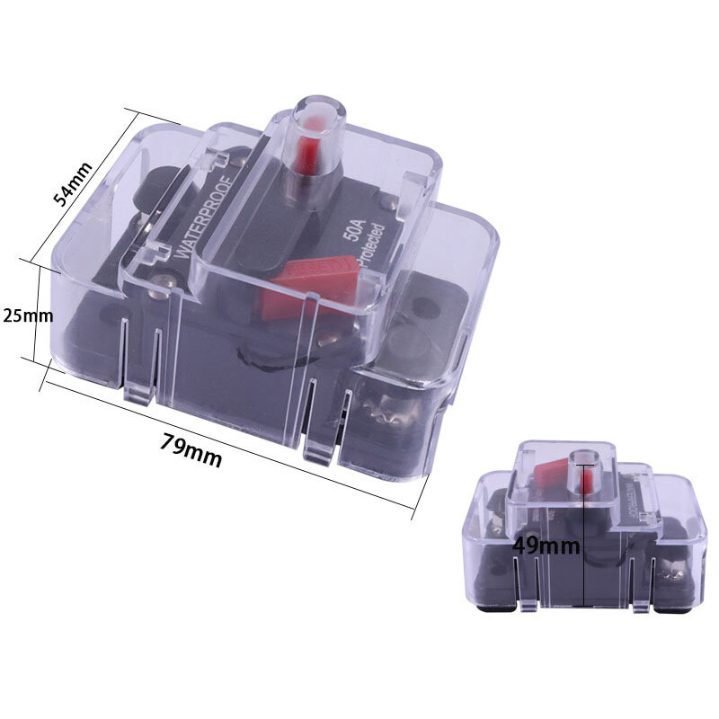 30-300A AMP Circuit Breaker Fuse Reset 12V-48V DC Car Boat Auto Waterproof NEW