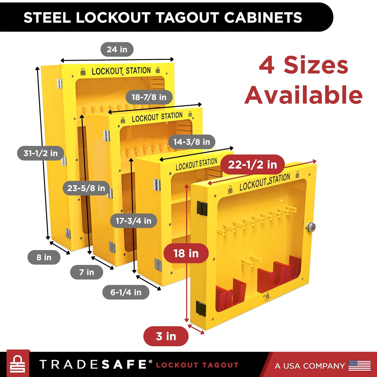 Lockout Tagout Station, Lock Out Tag Out Station Unfilled – No Loto Devices Incl