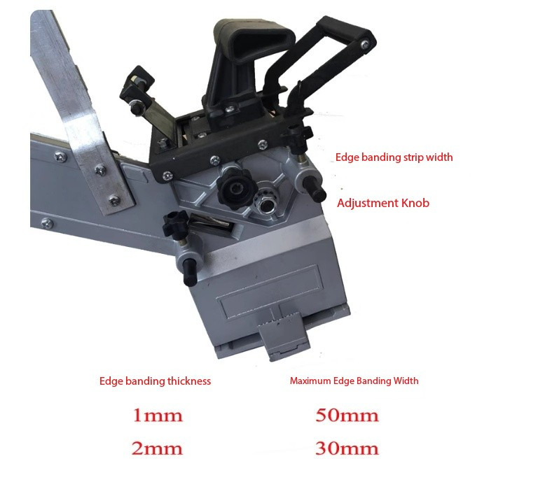 MT985 Woodworking Portable Curved and Straight Line Manual Edge Banding Machine