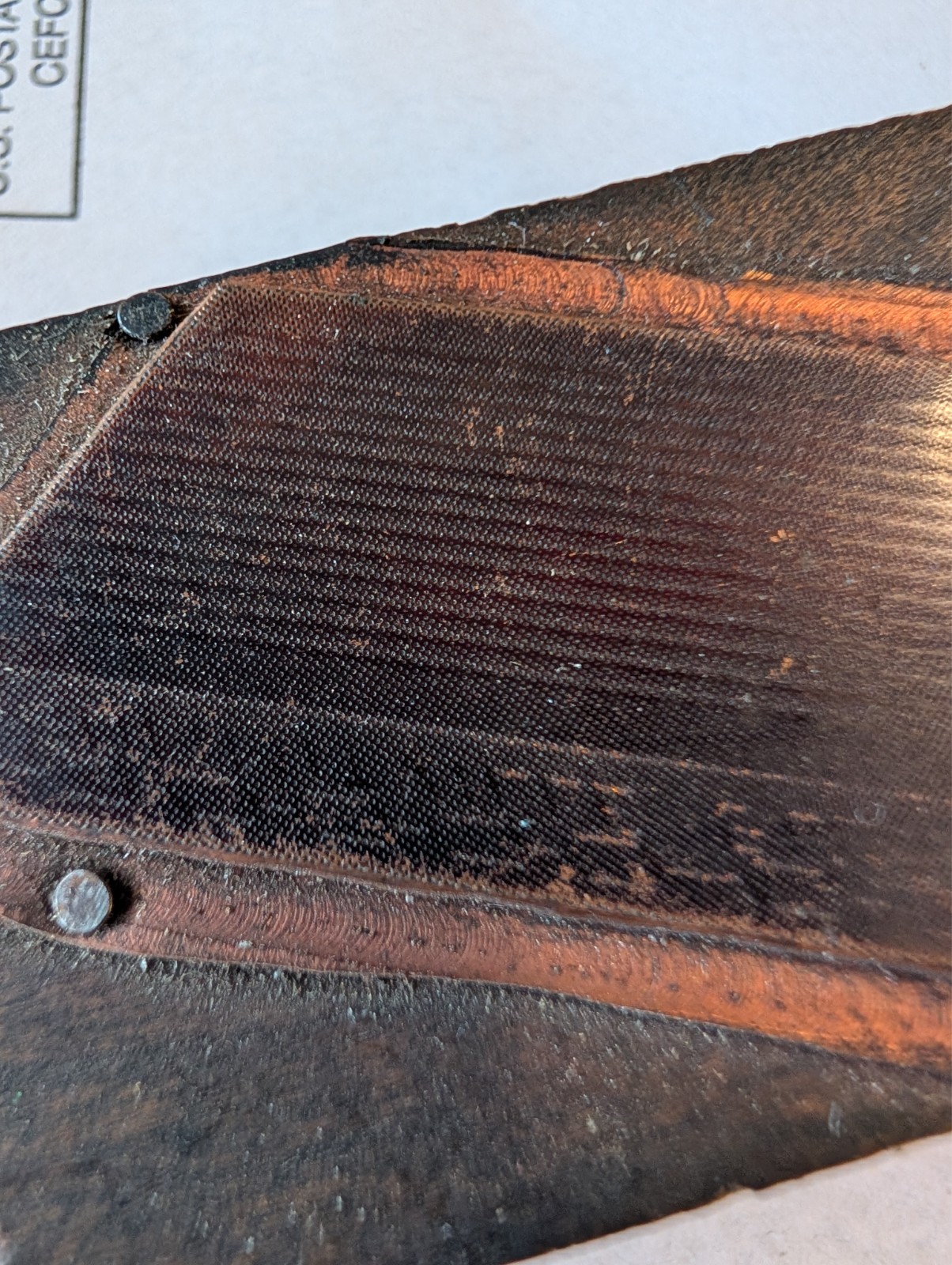 Vintage Wood & Copper Advertising Printing Block Plate 1-3/4x 1-1/4