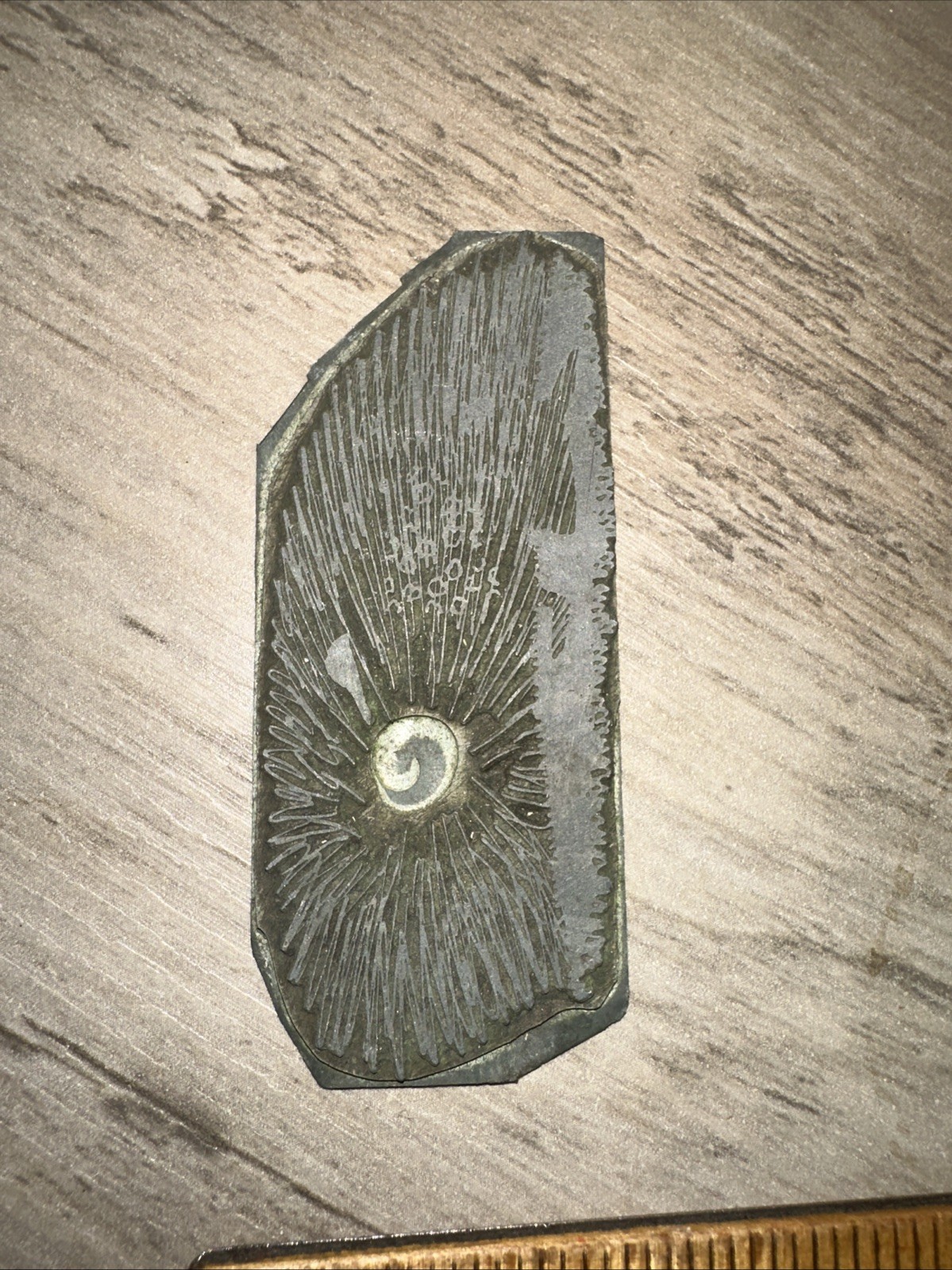 Printing Block “ Unknown Image?? Flowers? “