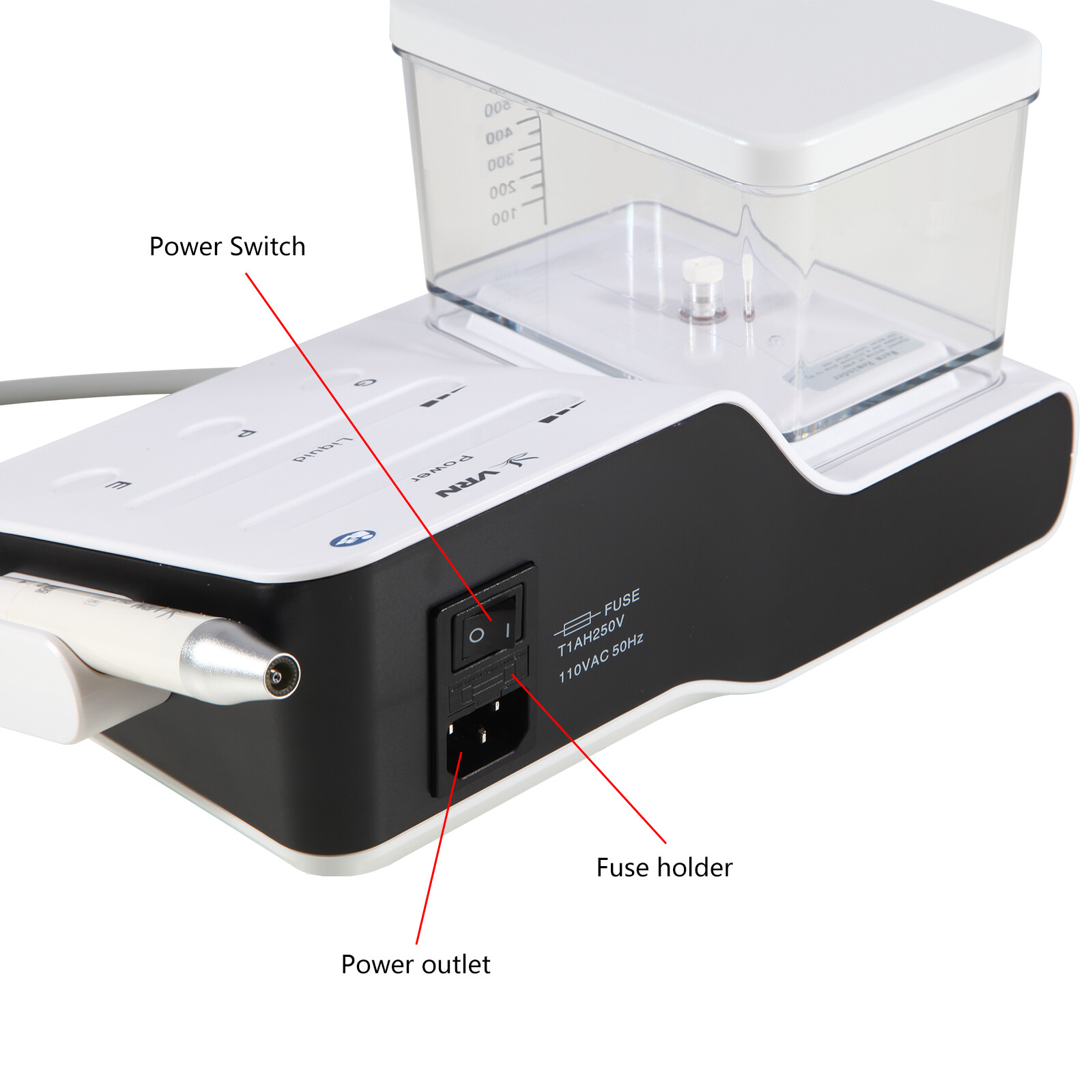 LED Dental Ultrasonic Piezo Scaler Handpiece Bottle Fit EMS Woodpecker + 10*Tips