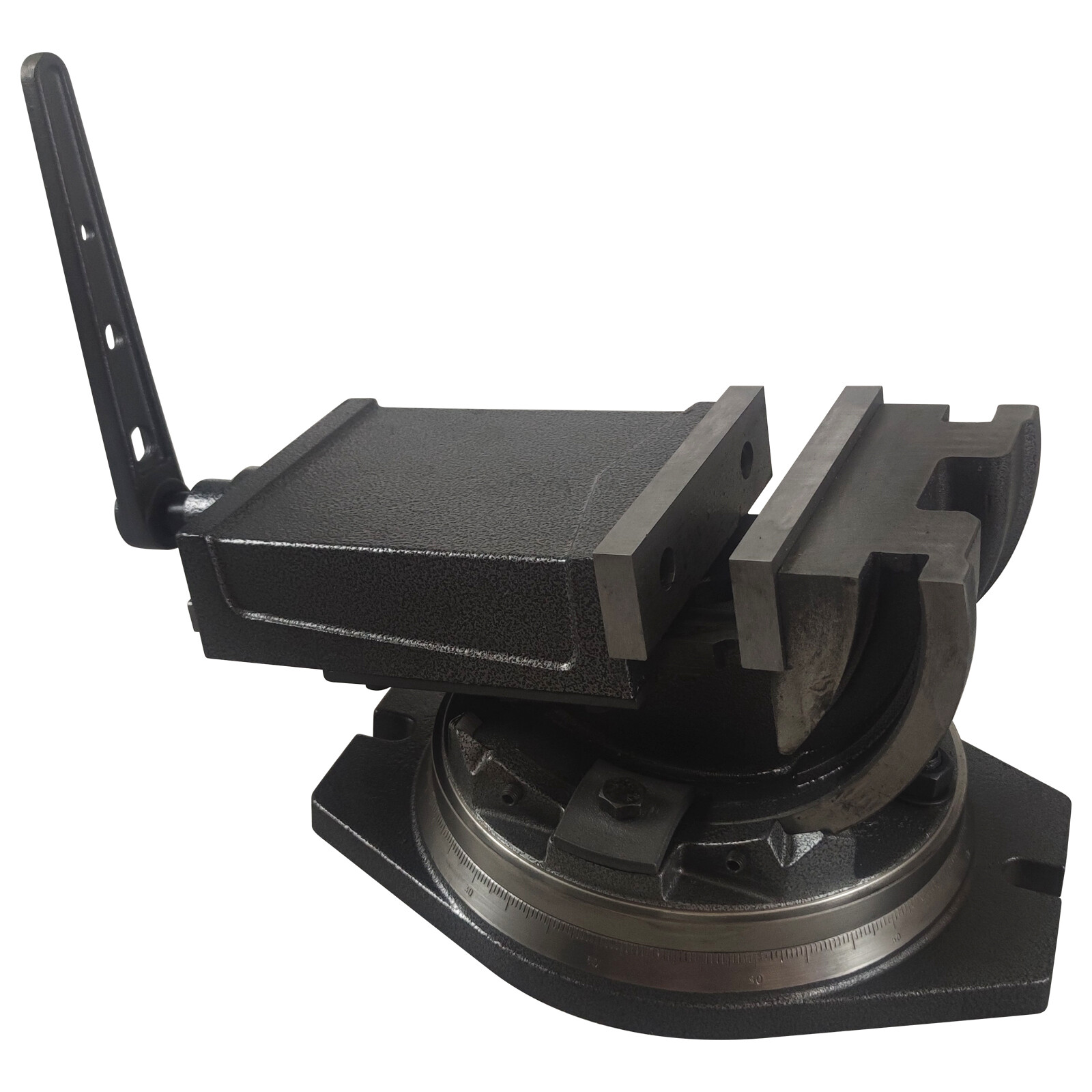5 Inch Tilting and Swiveling Milling Bench Vice 0-90 Degrees Flat Vice