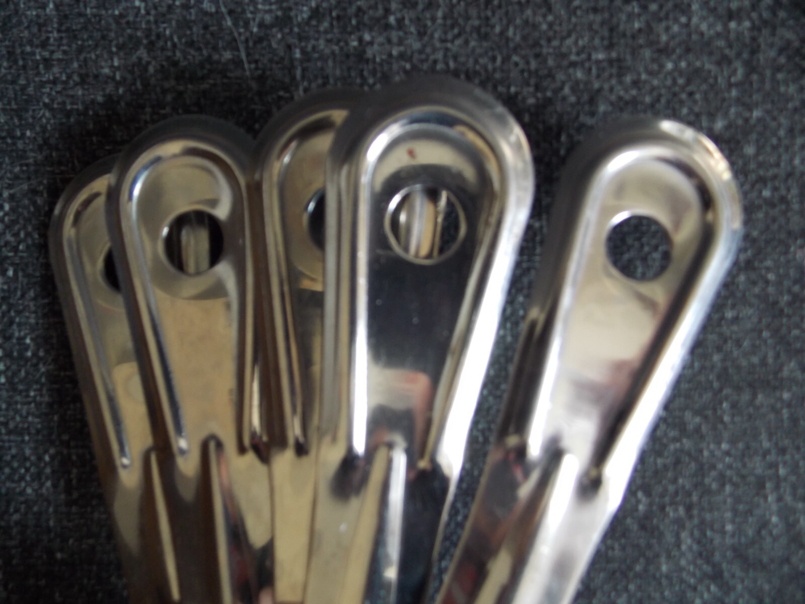Lot 6 Polar Ware 13″ Serving Spoons: 4 Solid + 2 Slotted Restaurant/Catering