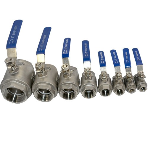Ball Valve 1/2″- 4″ 2″ 1″ NPT Thread Full Port Stainless Steel SS316 US STOCK