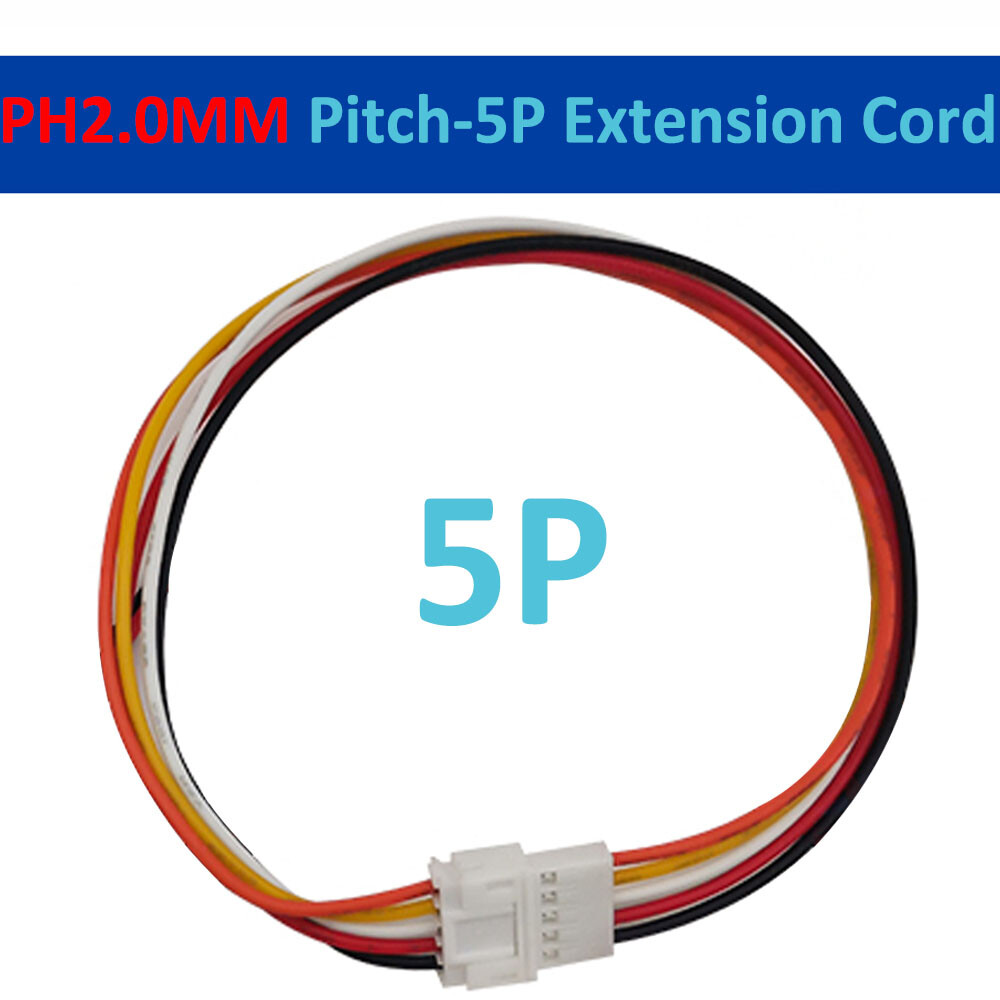 PH2.0mm Dual Male to Female Terminal-Connection-Electronic Wire 2P/3P/4P/5P/6P
