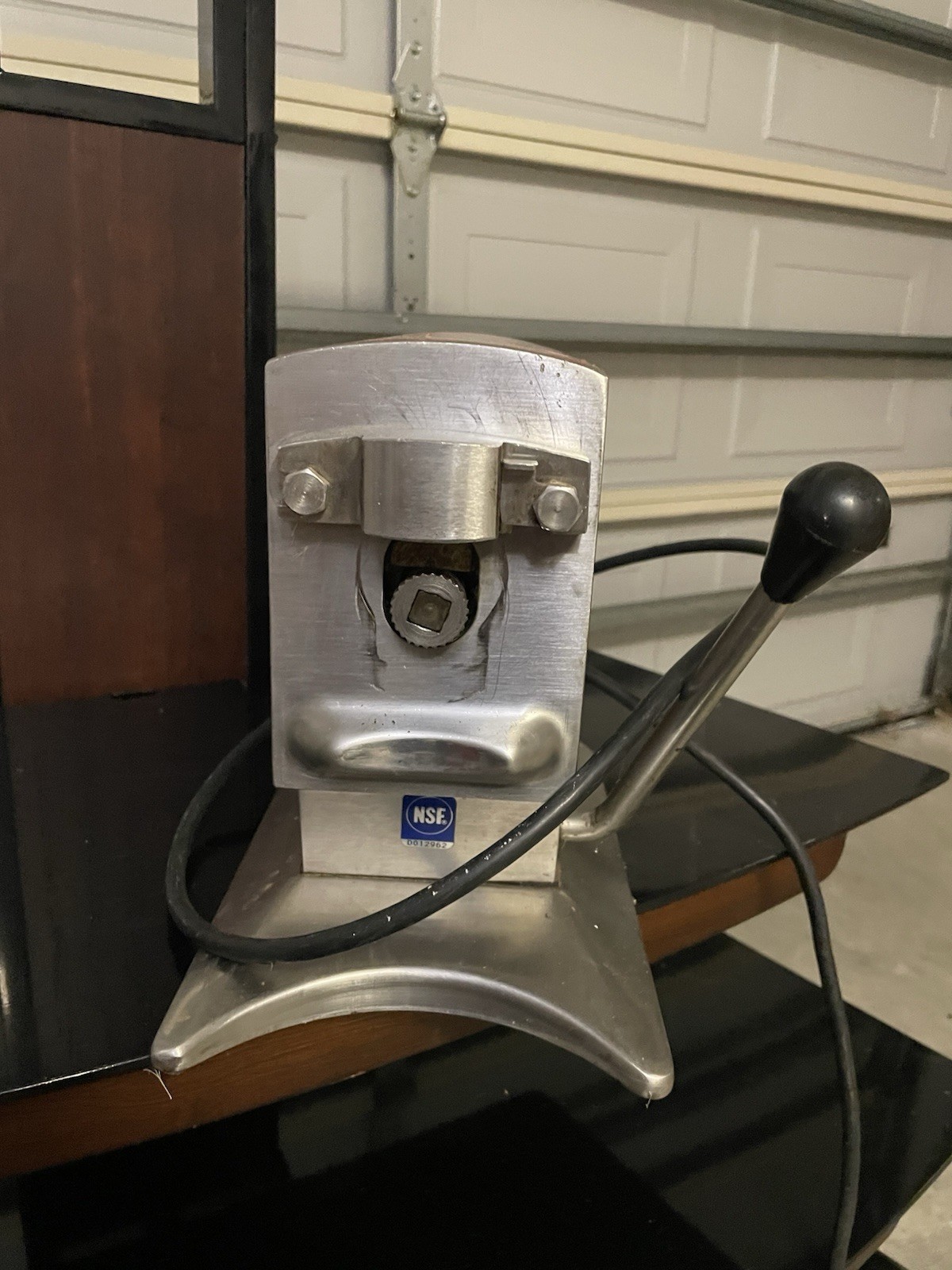 EDLUND 270 Electric Tabletop 2-Speed Can Opener Stainless Steel Heavy Duty 115V