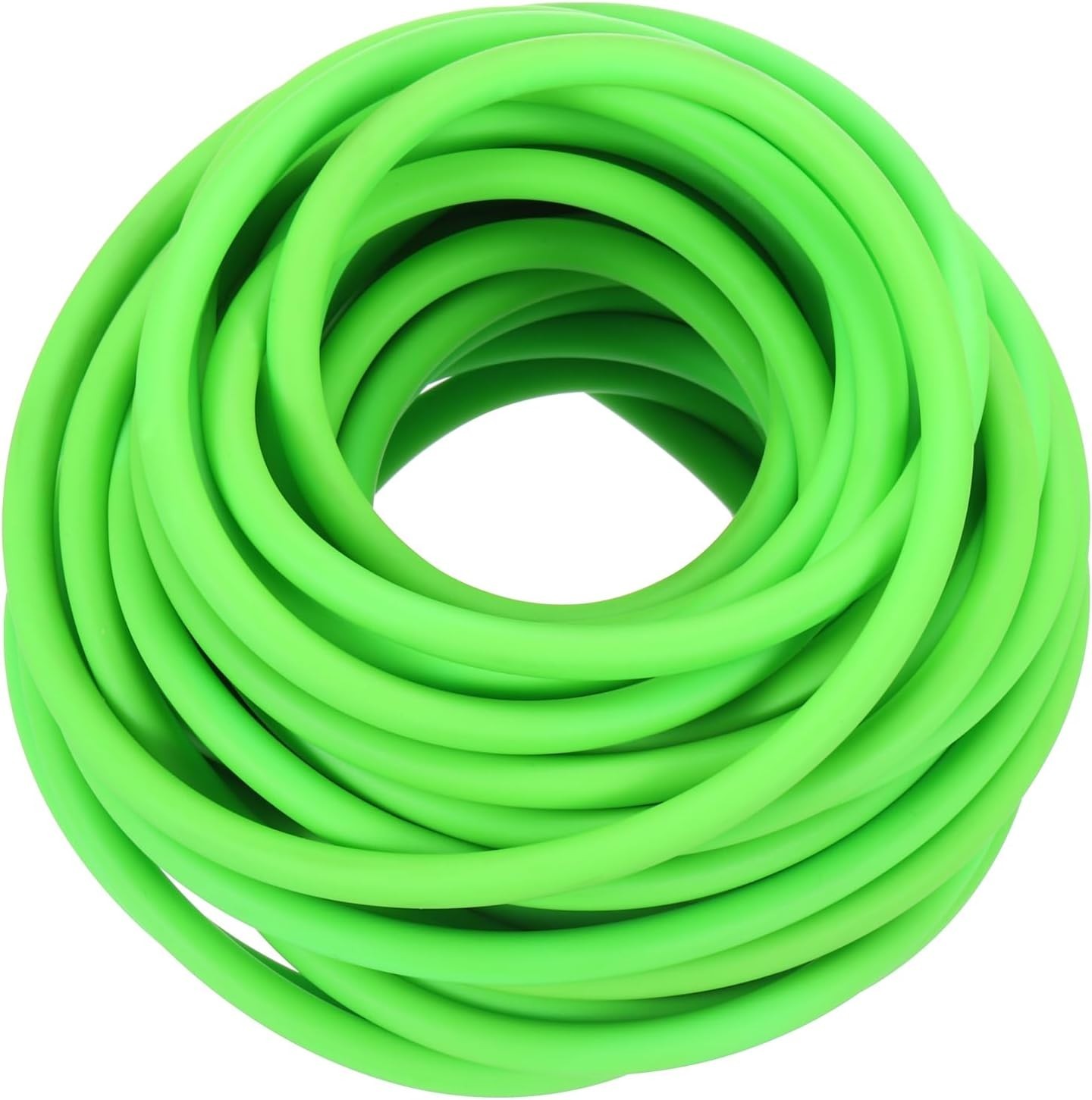26 Ft High Elasticity Fluorescent Green Latex Tubing – Cuttable for Any Use