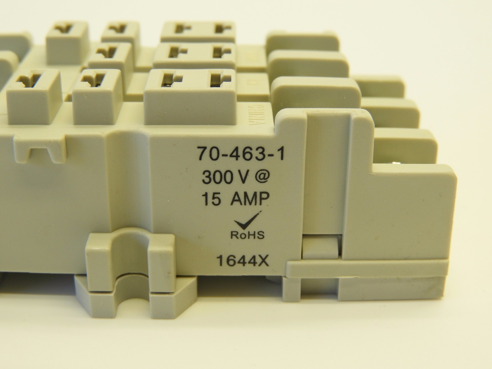 5-Pack MAGNECRAFT 70-463-1 Relay Socket 11 Pin Ice Cube DIN Panel Mount 300V 15A