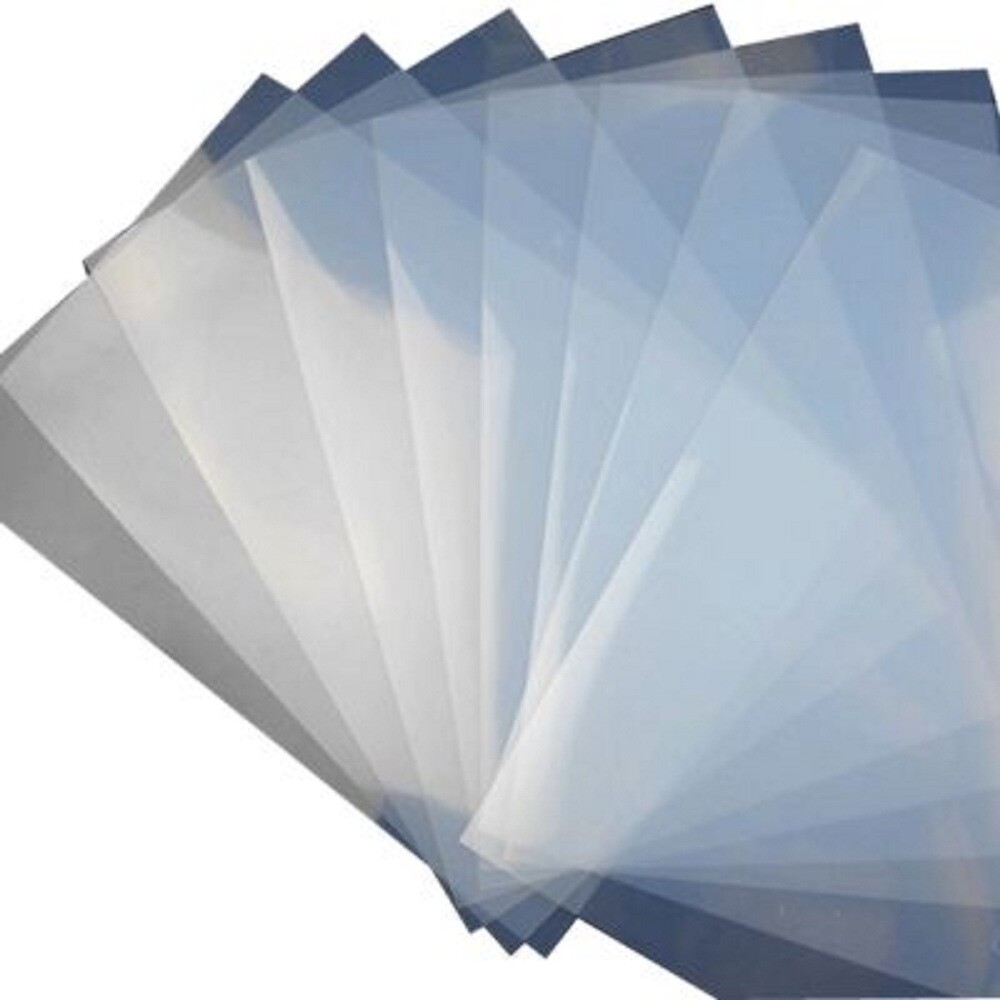 QOMOLANGMA 50 Sheets 8.5″ x 11″ Waterproof Inkjet Milky Transparency Film USA