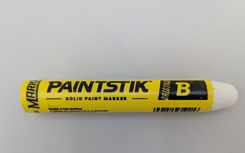 Markal Paintstik Original B – White, 1 pack – 12 Qty