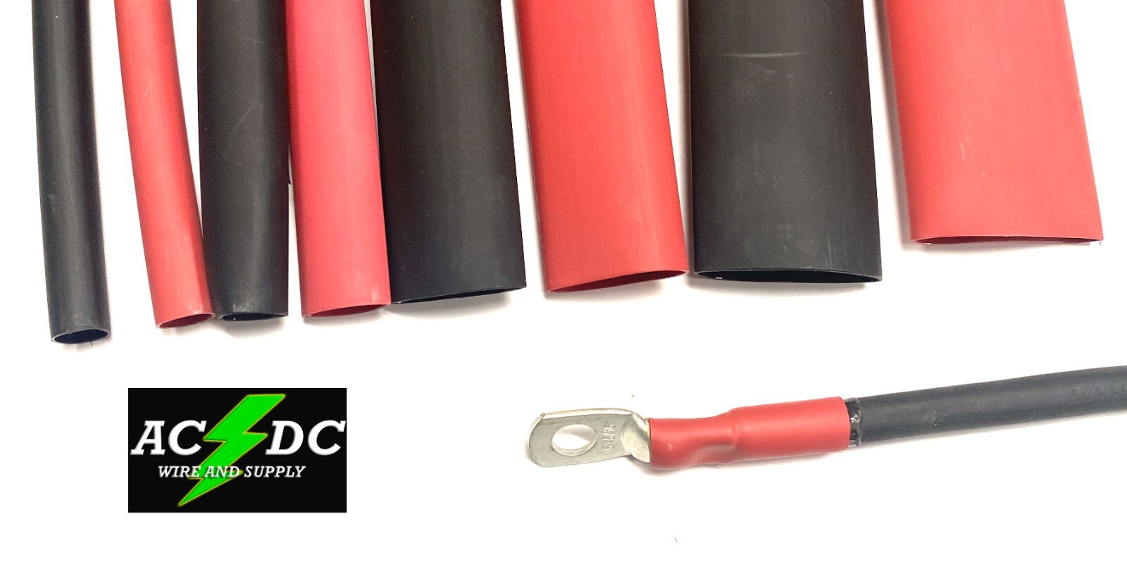 PRE CUT HEAT SHRINK TUBING DUAL WALL ADHESIVE 3:1 YOU CHOOSE SIZE.