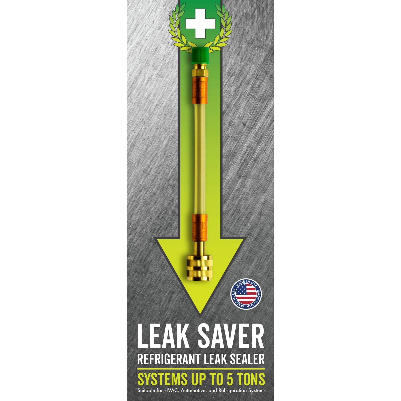 Direct Inject Ac Leak Sealer | Ac Stop Leak For Most Hvac Systems Up To 5 Tons |