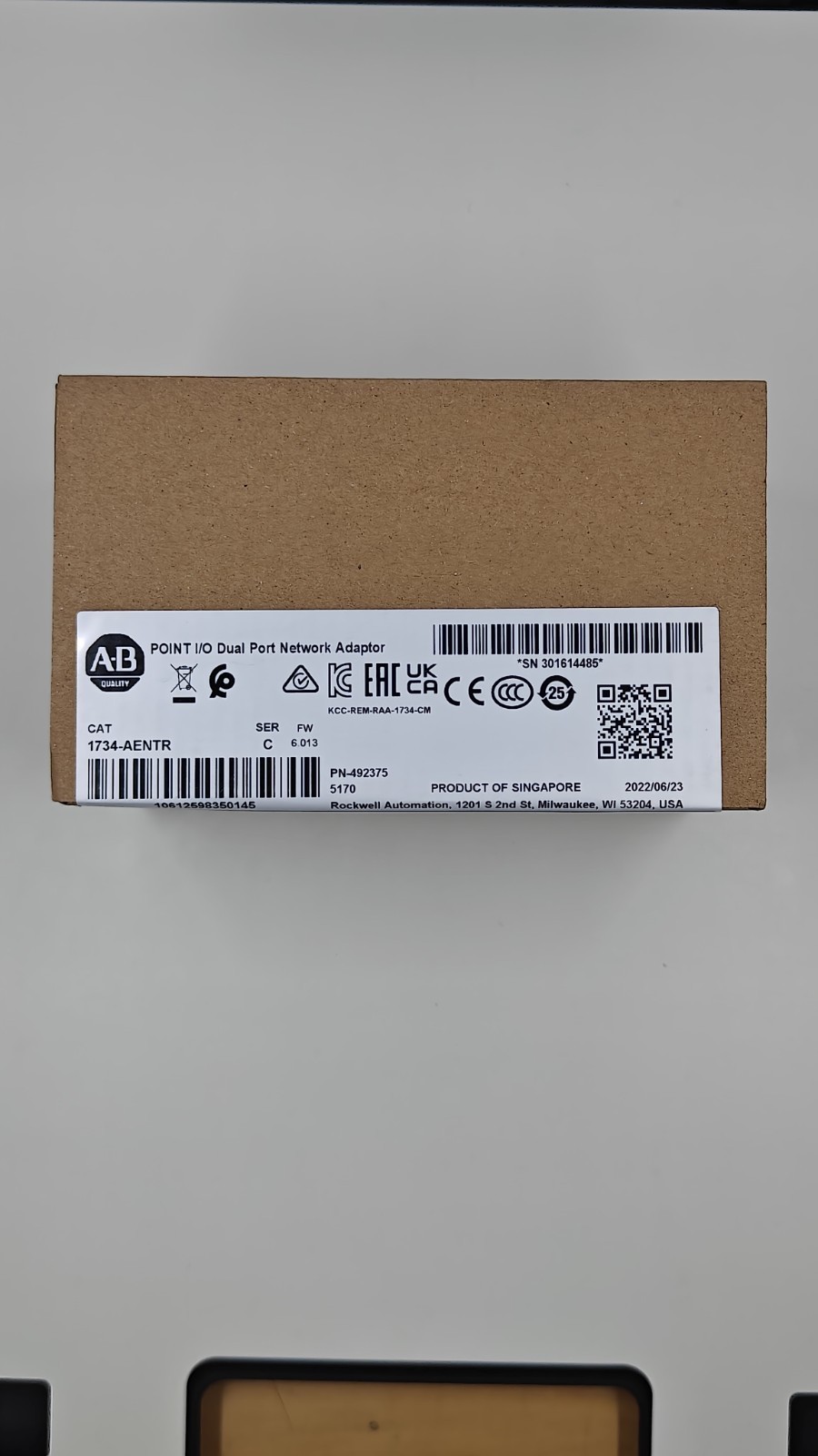 New Factory Sealed AB 1734-AENTR /C Point I/O Dual Port Network Adaptor