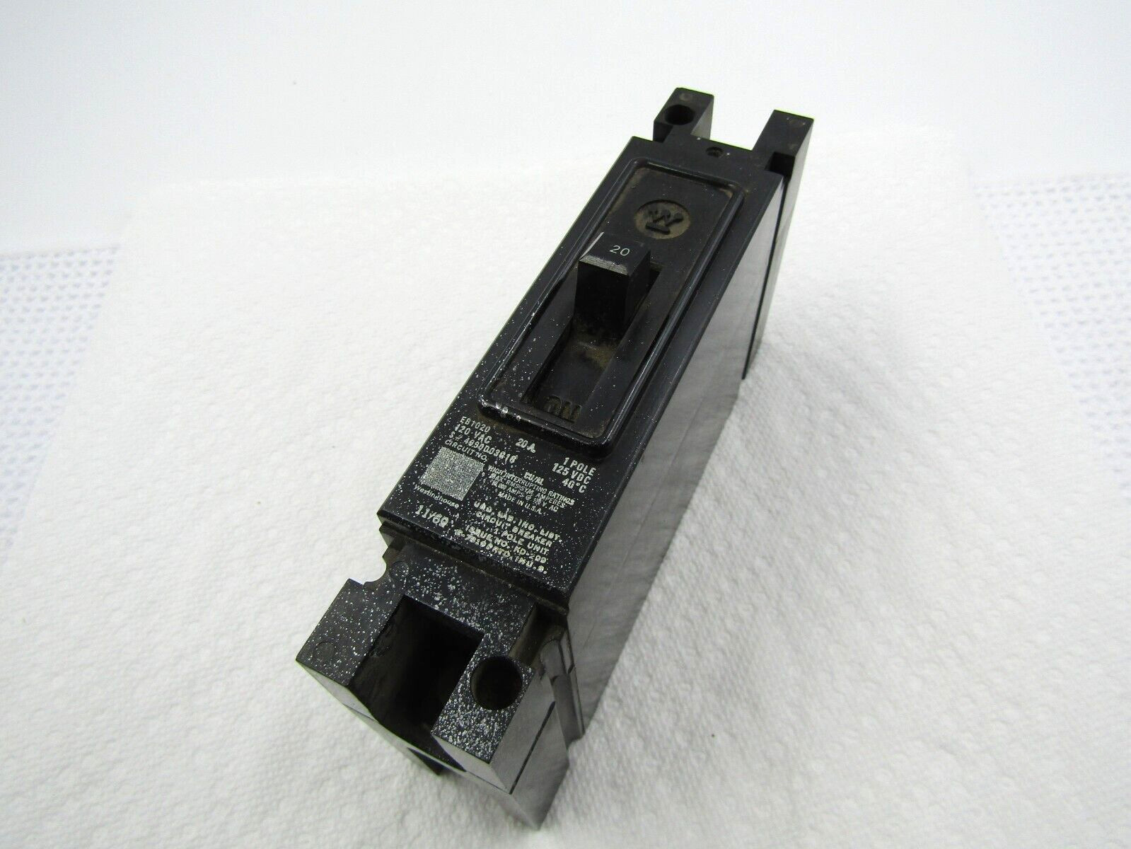 Westinghouse EHB1020A 1 Pole 120 Volts Circuit Breaker