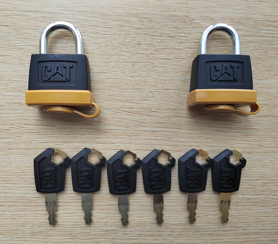 For Caterpillar CAT 5P8500 5P8501 246-2641 Master Padlock with 6Keys 2023 NEW