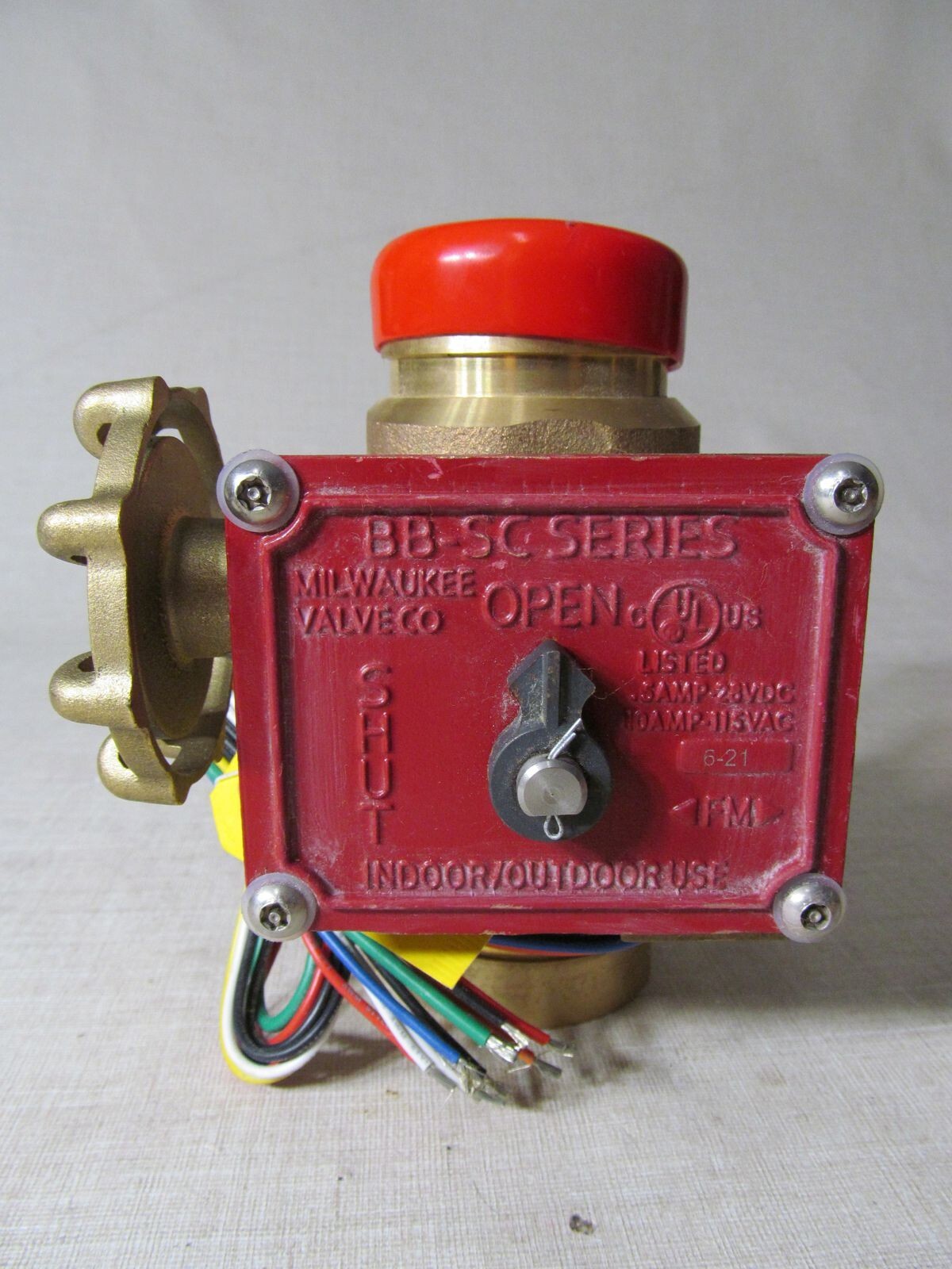 MILWAUKEE VALVE 97017-L BB-SC SPRINKLER CONTROL BUTTERFLY VALVE 2″ BRONZE 175 PS