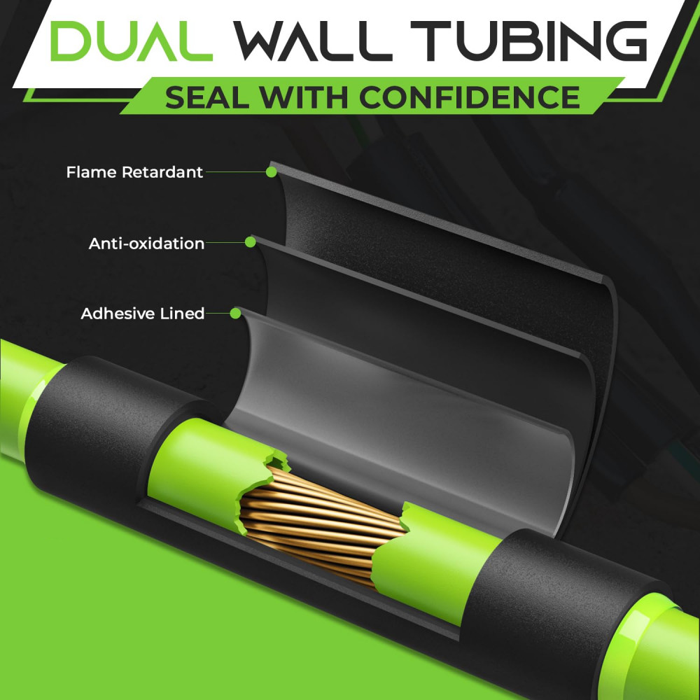 Diameter 2″(50mm) Heat Shrink Tubing 3:1 Ratio Dual Wall Adhesive Glue Lined