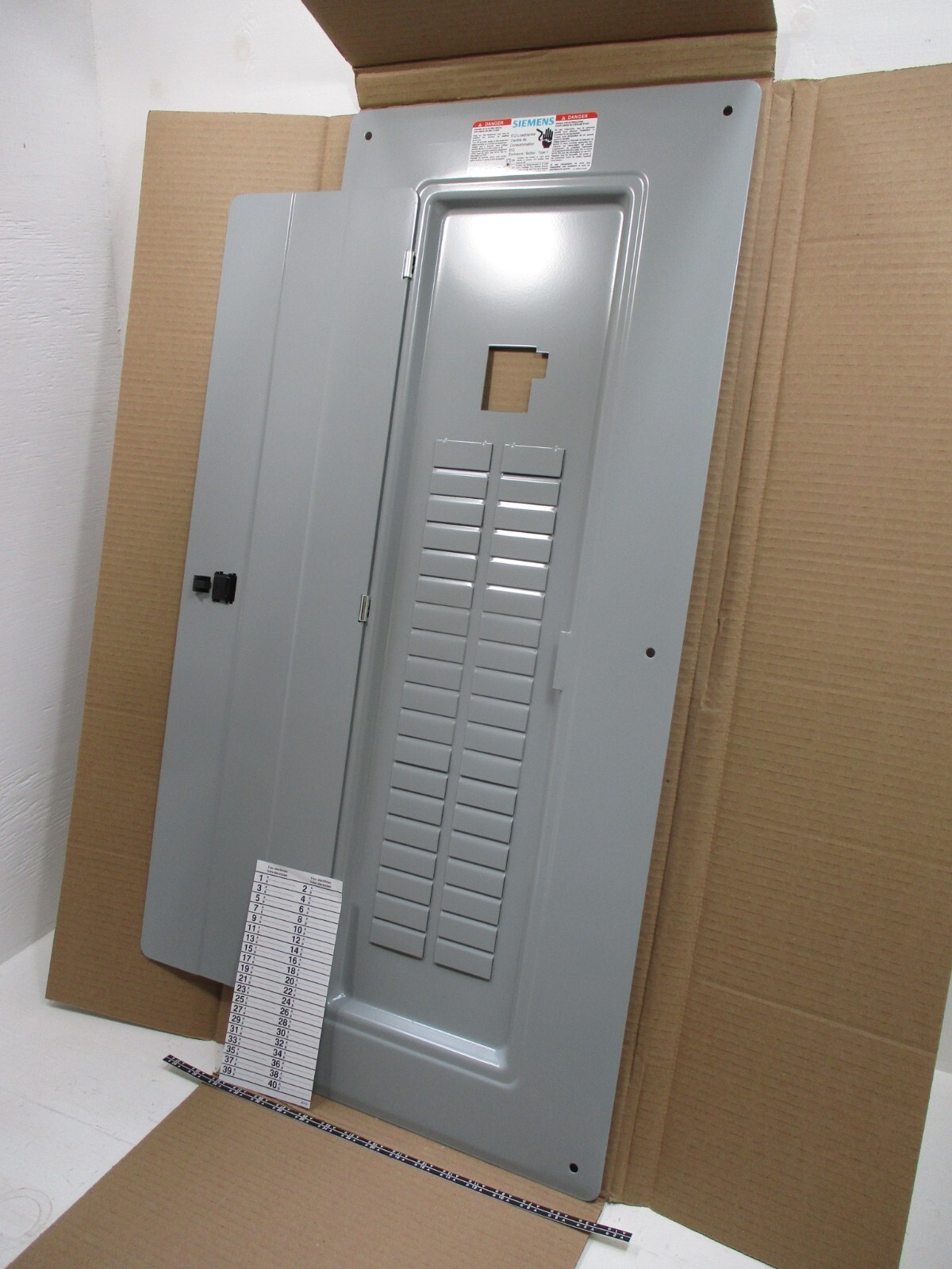 NEW Siemens DKS38-1A EQ-III Load Center Door Kit Breaker Panel Front Cover Trim