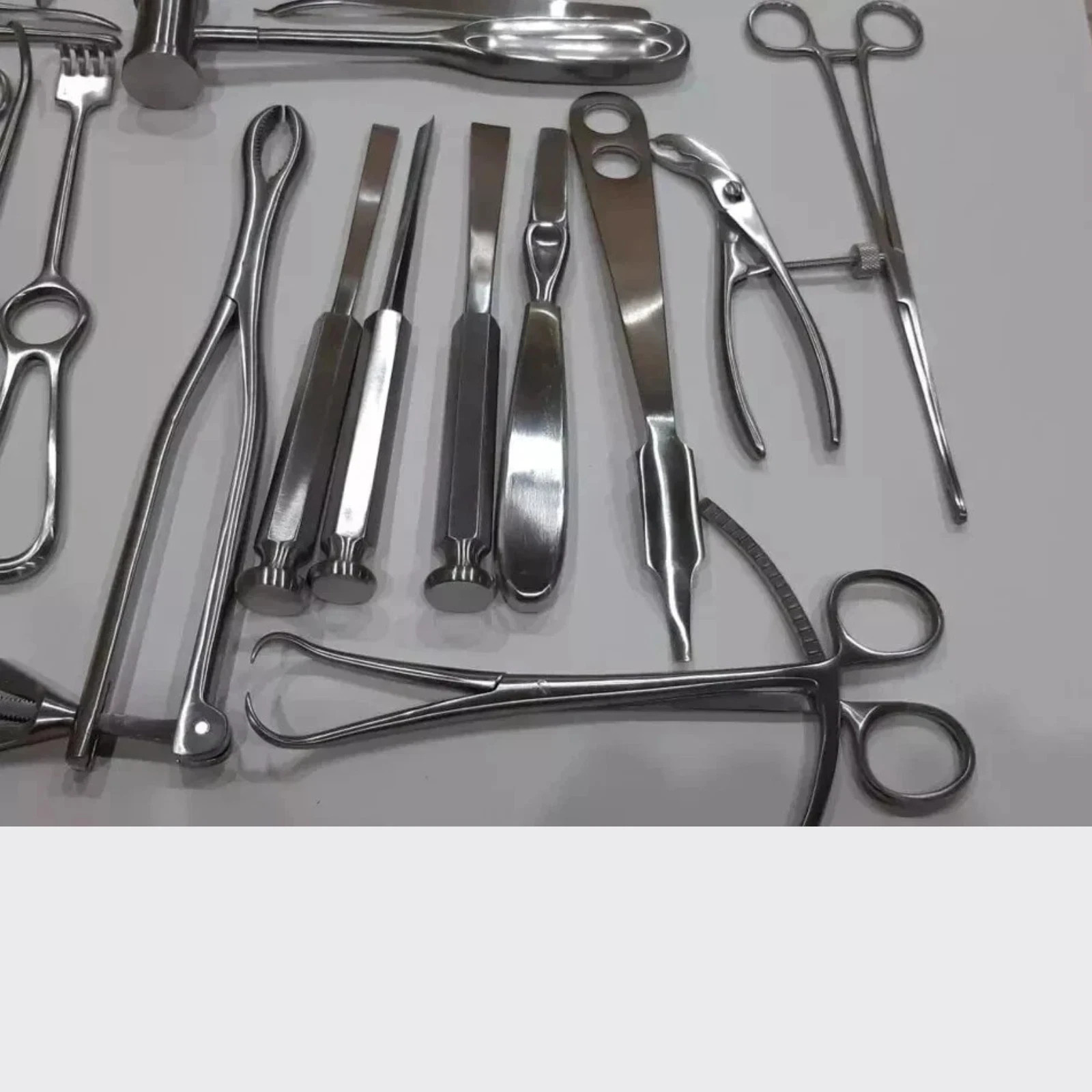 Basic Orthopedic Surgery Instrument Set 25 Pcs Stainless Steel Surgical Kit Box
