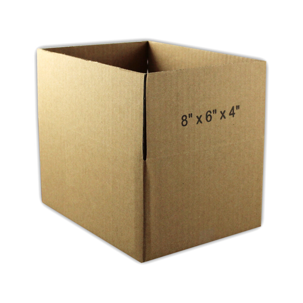 1-Box 8x6x4 “EcoSwift” Brand Cardboard Packing Mailing Shipping Corrugated