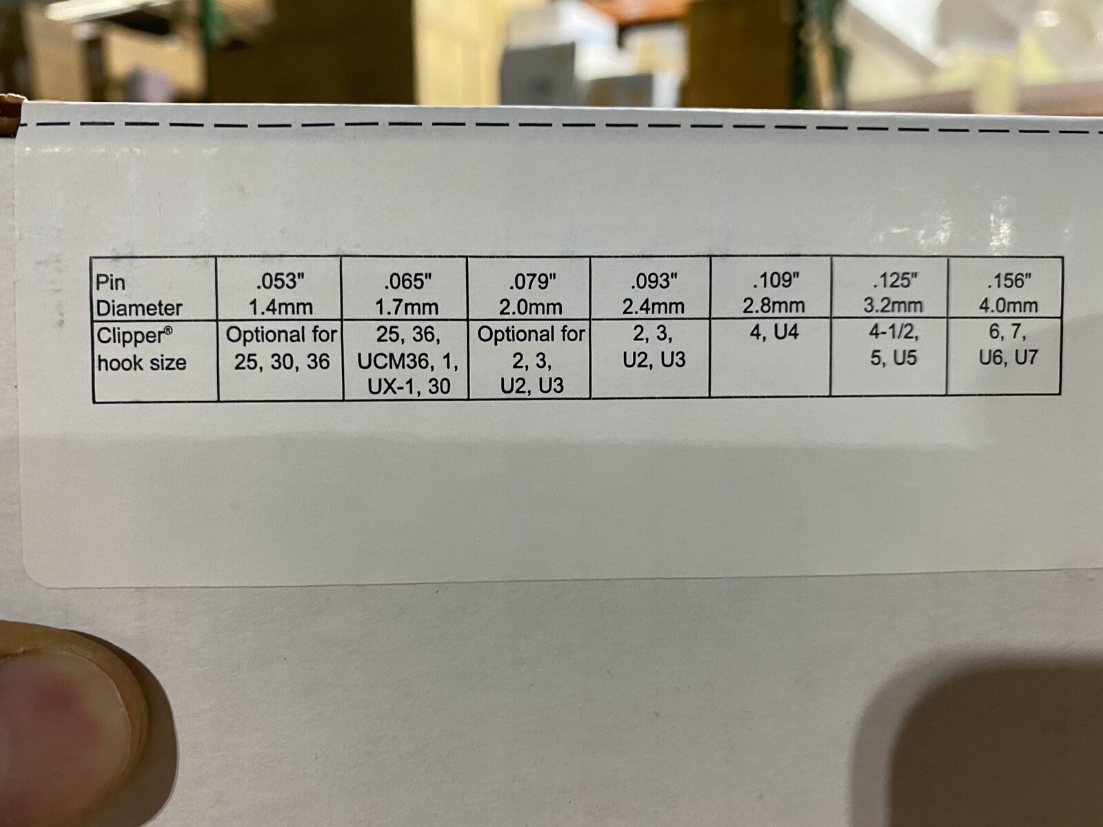 100 Feet Flexco NY093-C Clipper Hinge Pin-Pak Conveyor Belt Fastener .093″ Dia