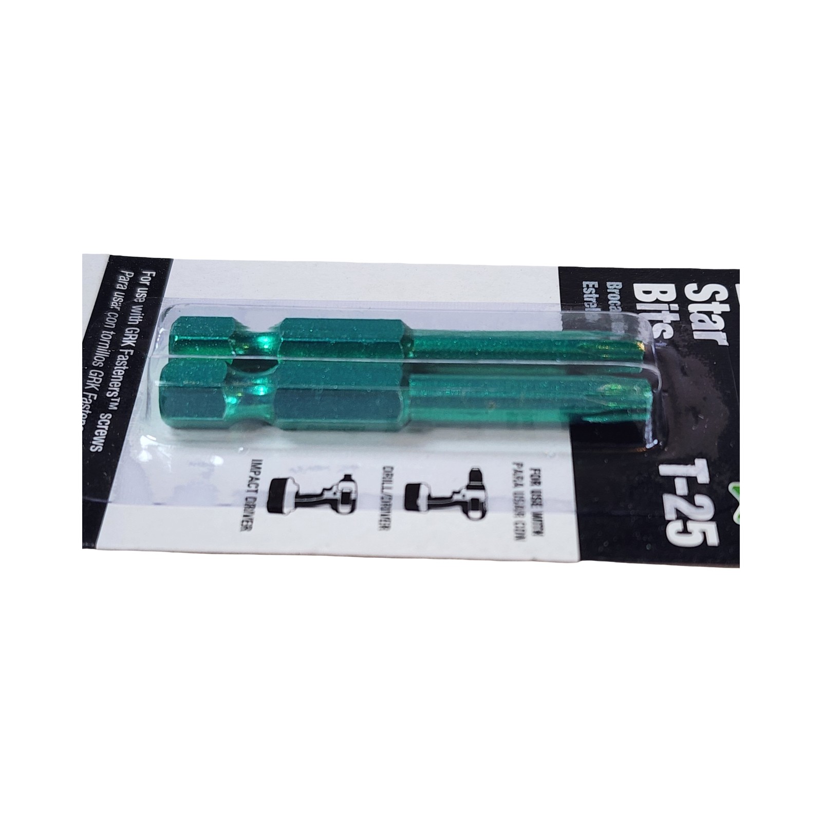 GRK Fasteners 2″ Star T-25 Driver Bits for GRK Screws – 2 Pack (4 Total Bits)