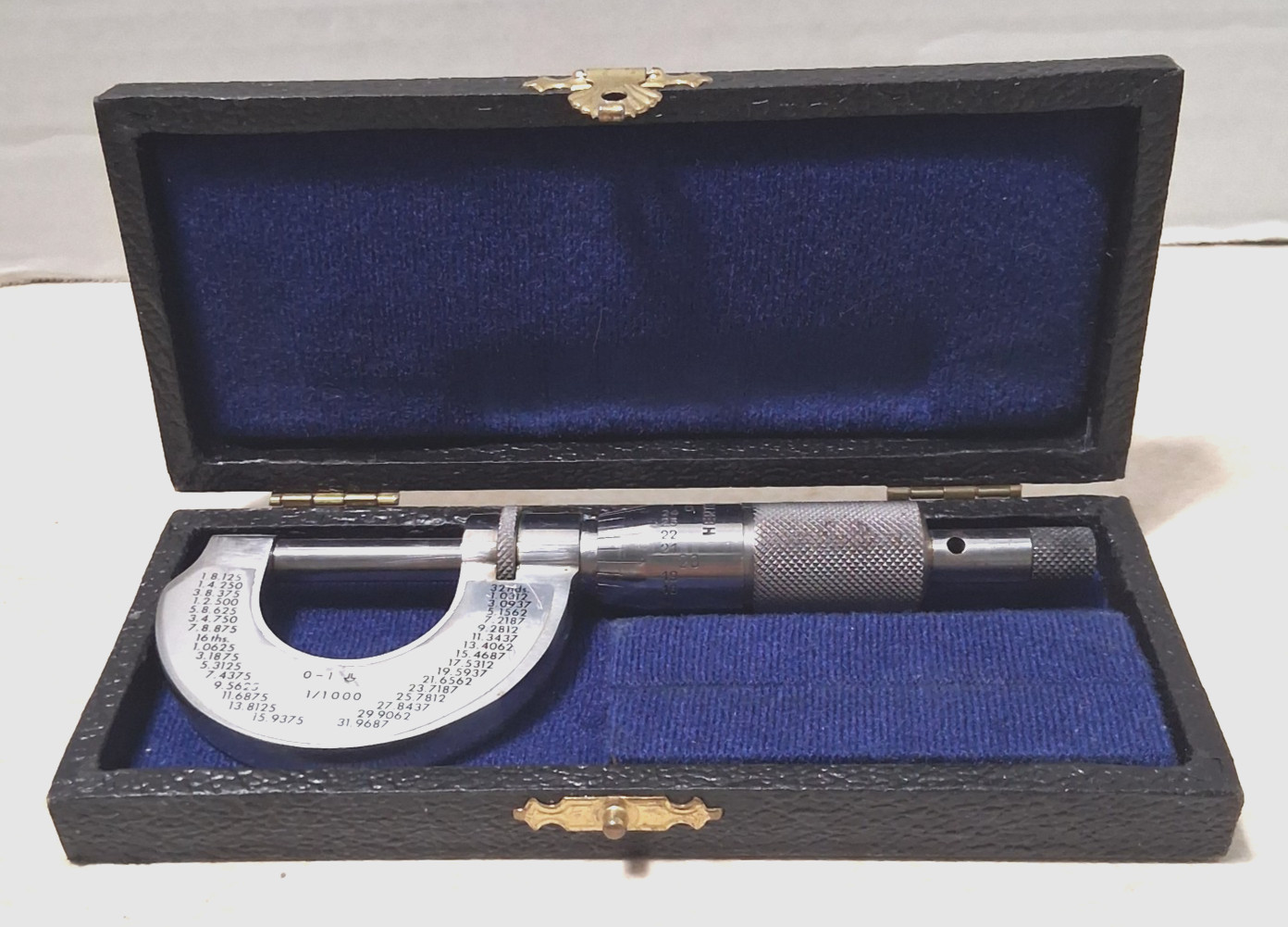 Outside Micrometer – Herter’s – 0-1″ – 1/1000 – Vintage – Made in Germany