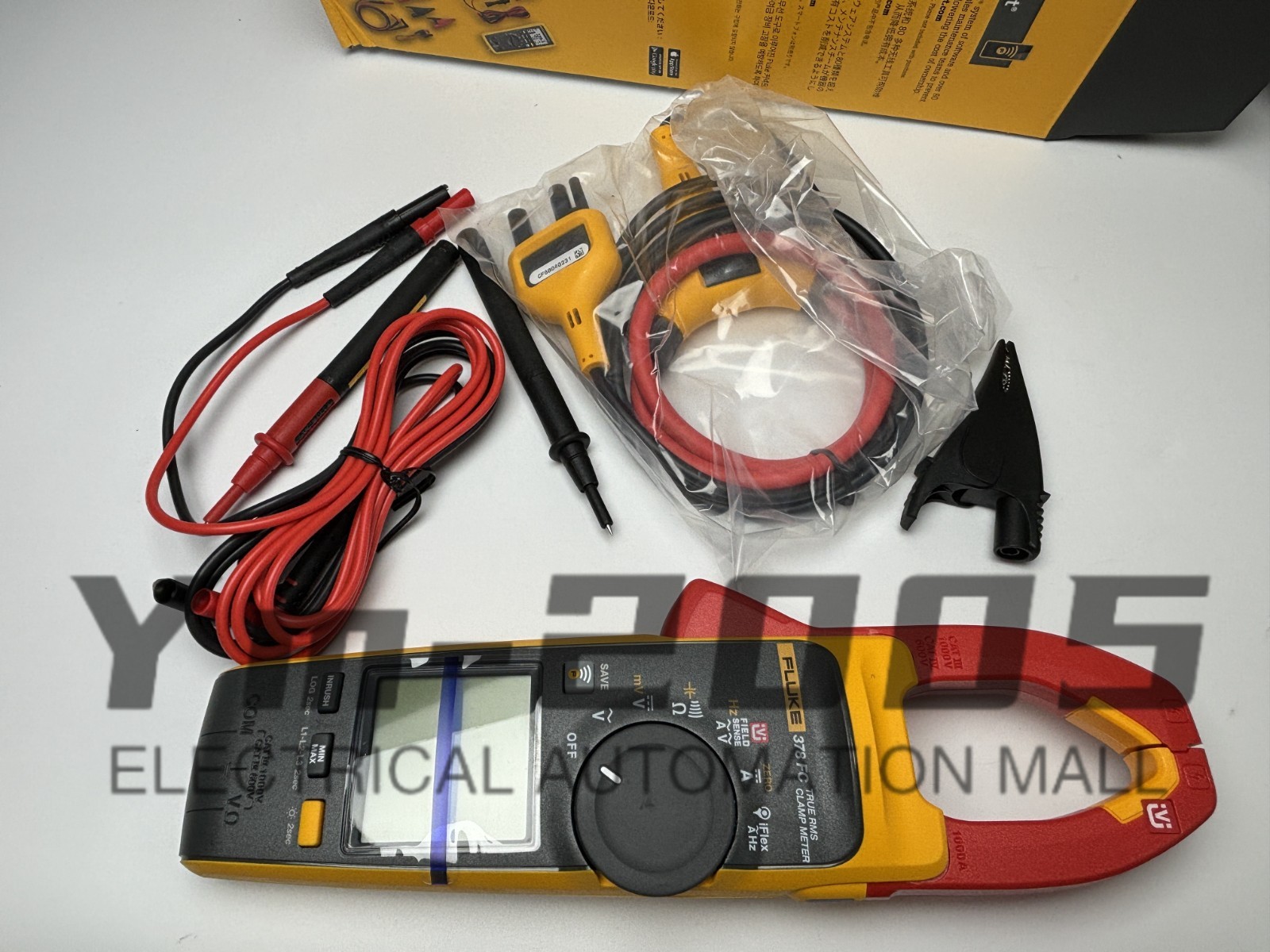 Fluke 378FC AC/DC TRMS Non-Contact Voltage Wireless Clamp w/PQ Indicator & iFlex