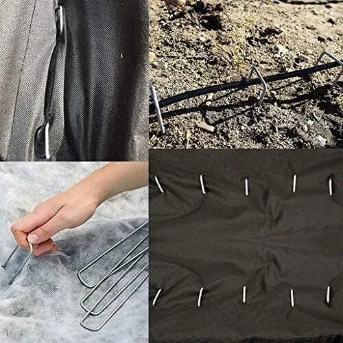6 inch Galvanized sod Staples 1000pcs 11ga