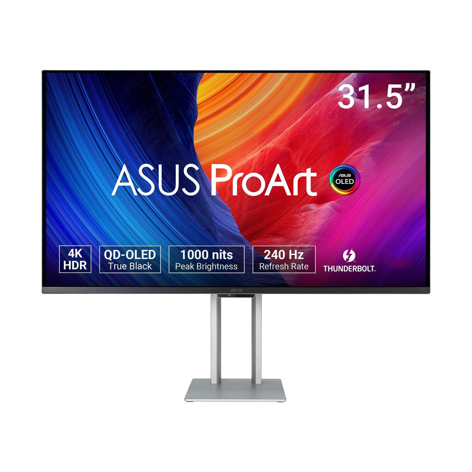 ASUS ProArt Display 32” 4K HDR QD-OLED Professional Monitor (PA32UCDM) BLACK