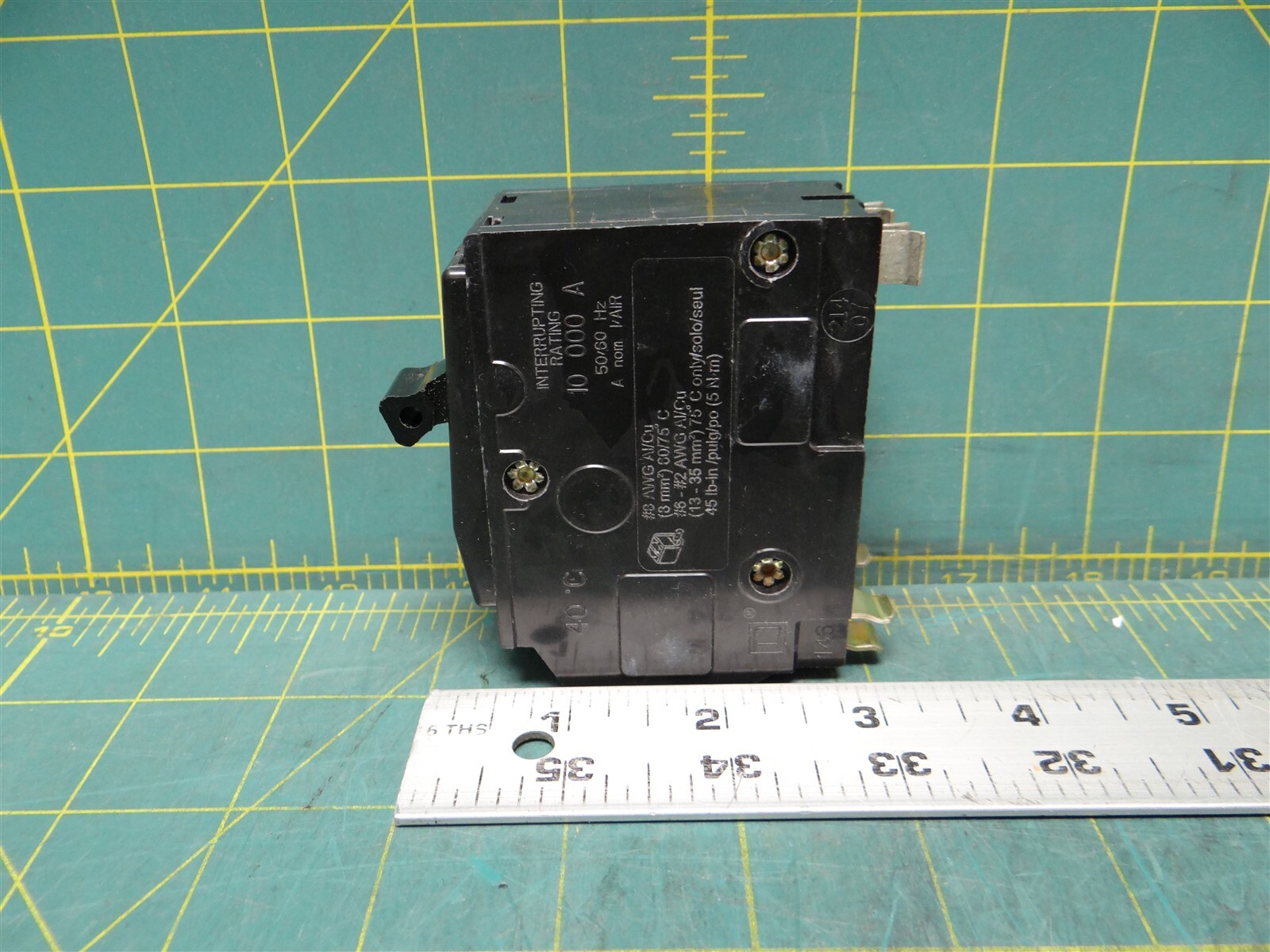 New Square D QO260 Circuit Breaker 60 Amps 2 Pole 120/240 Vac At 50/60 Hz 10kA